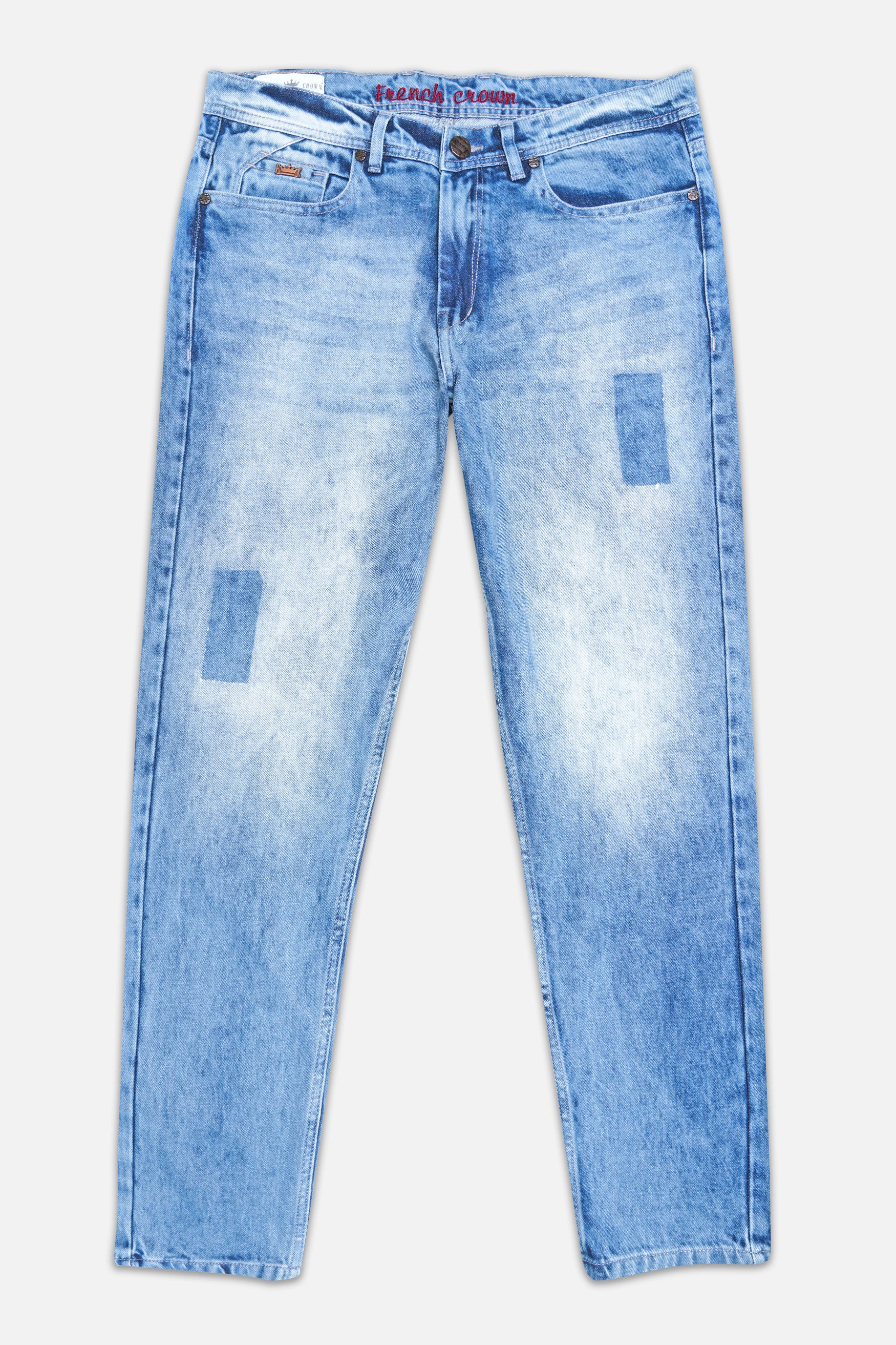 Glacier Blue Washed Denim