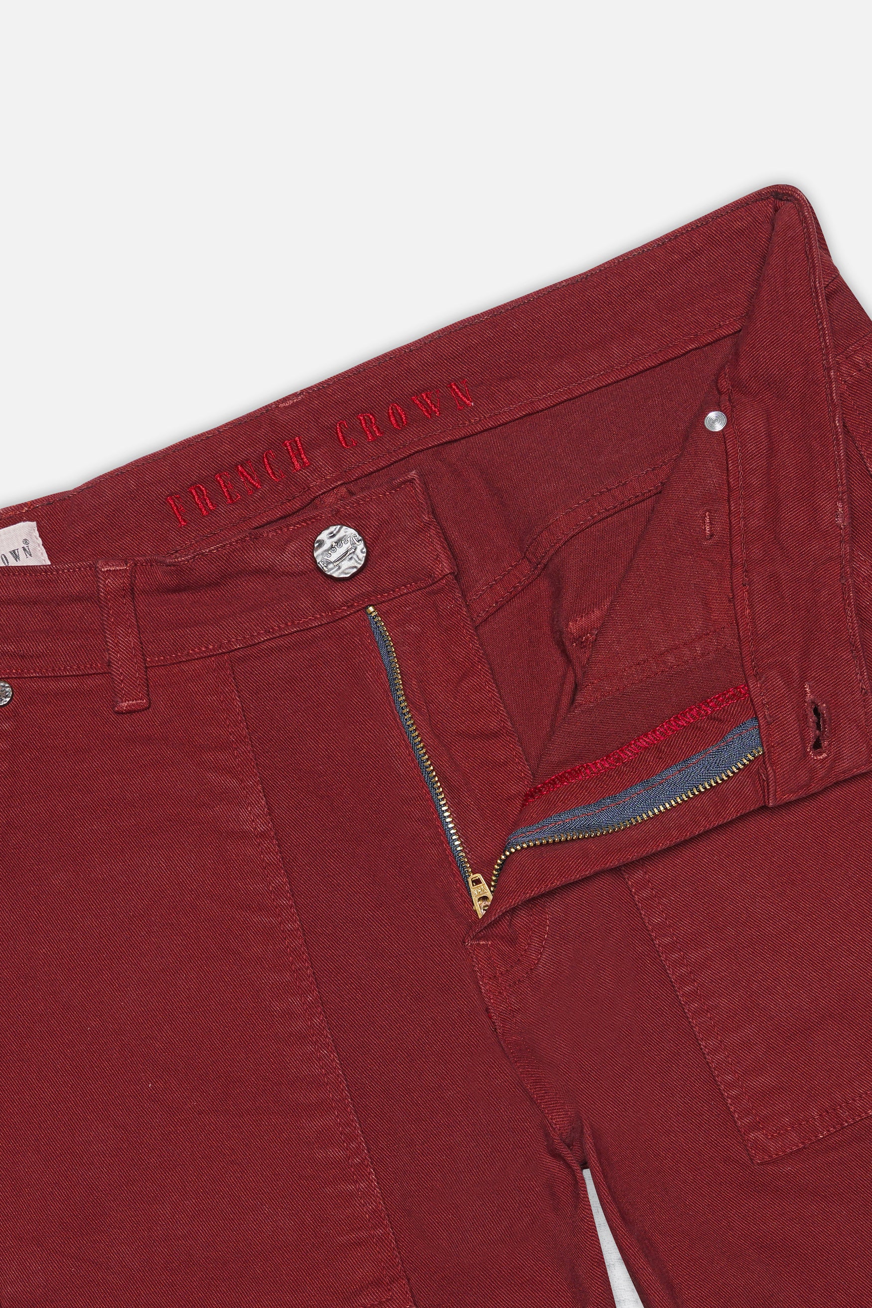 Moccaccino Red Rinse Wash Denim