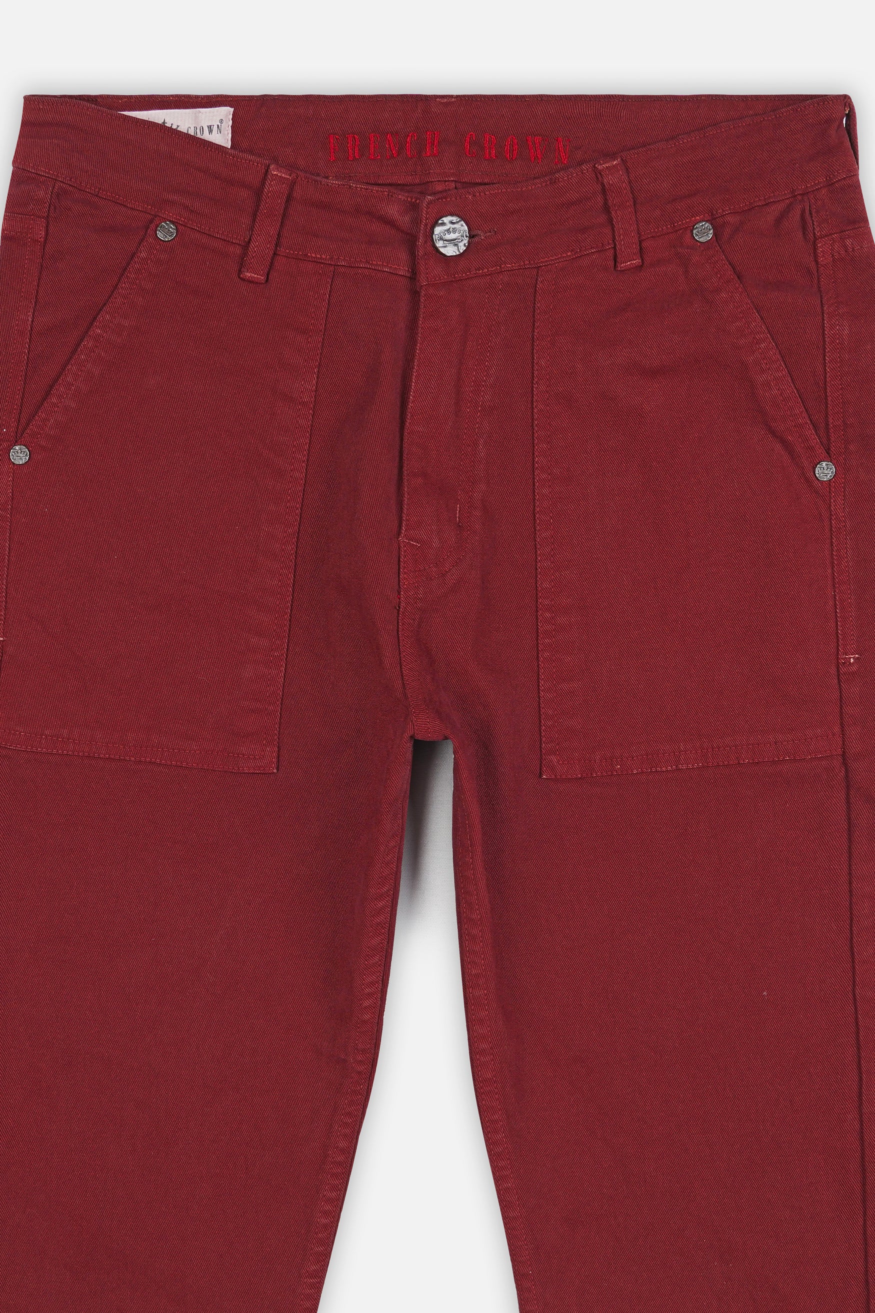 Moccaccino Red Rinse Wash Denim