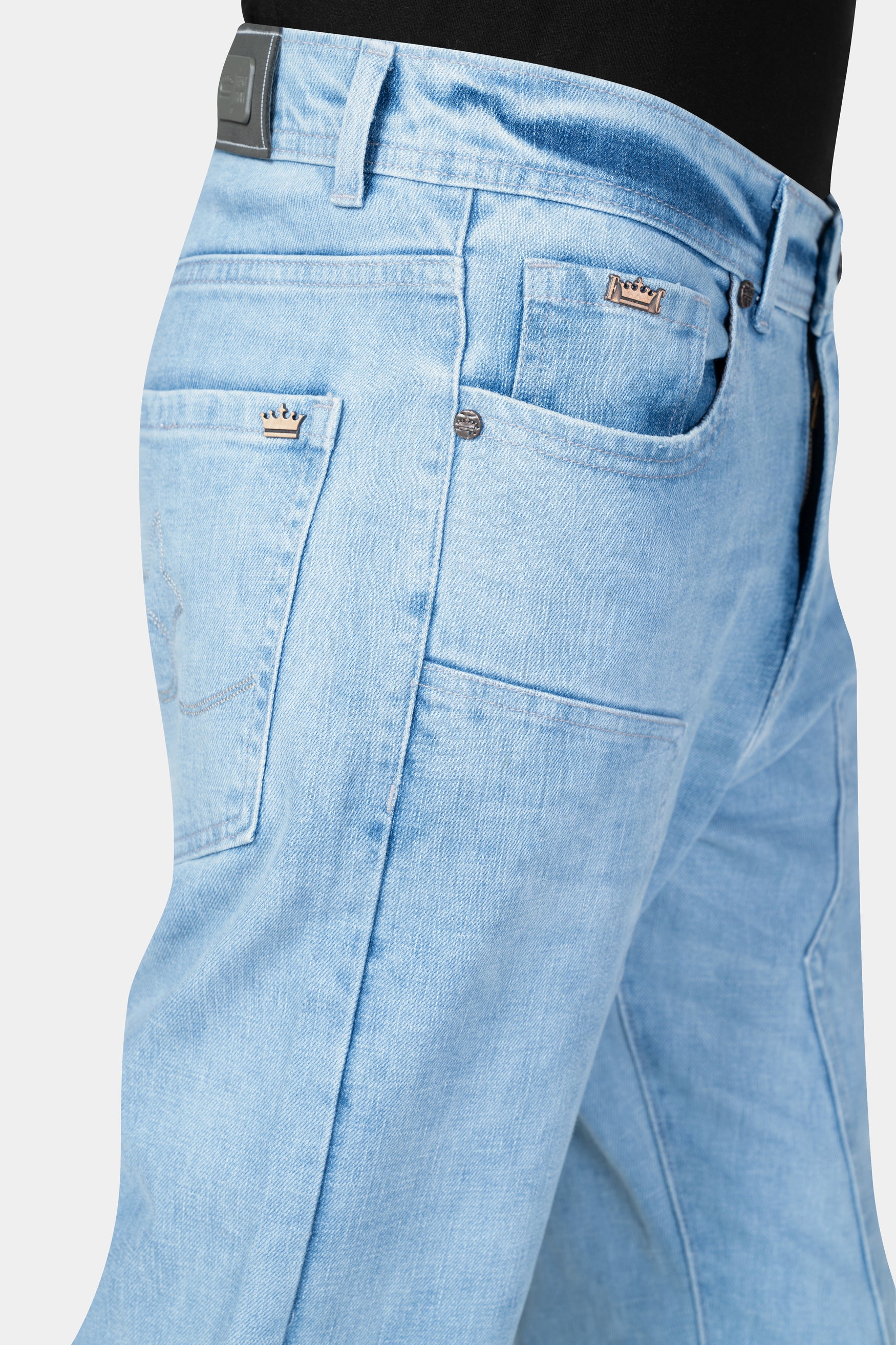 Carolina Blue Stone Wash Designer Denim