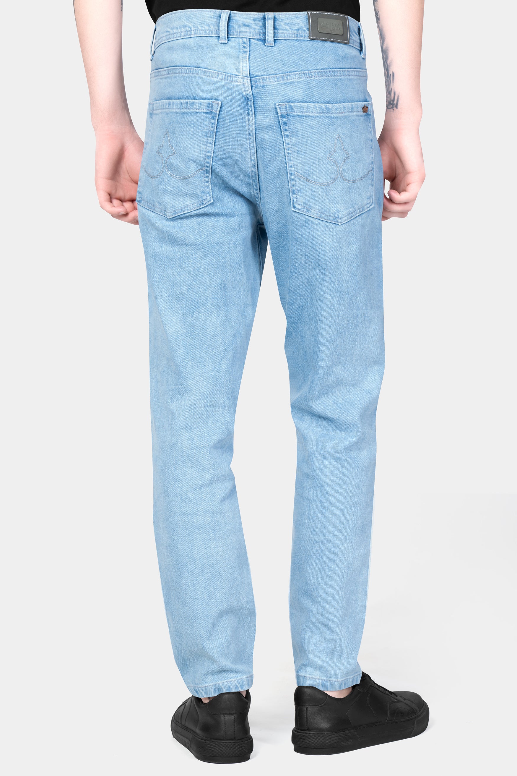 Carolina Blue Stone Wash Designer Denim