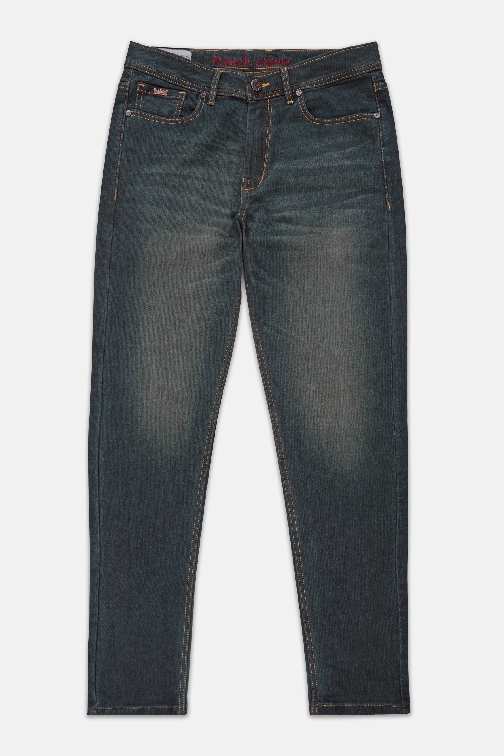 Iridium Gray Stone Wash Denim