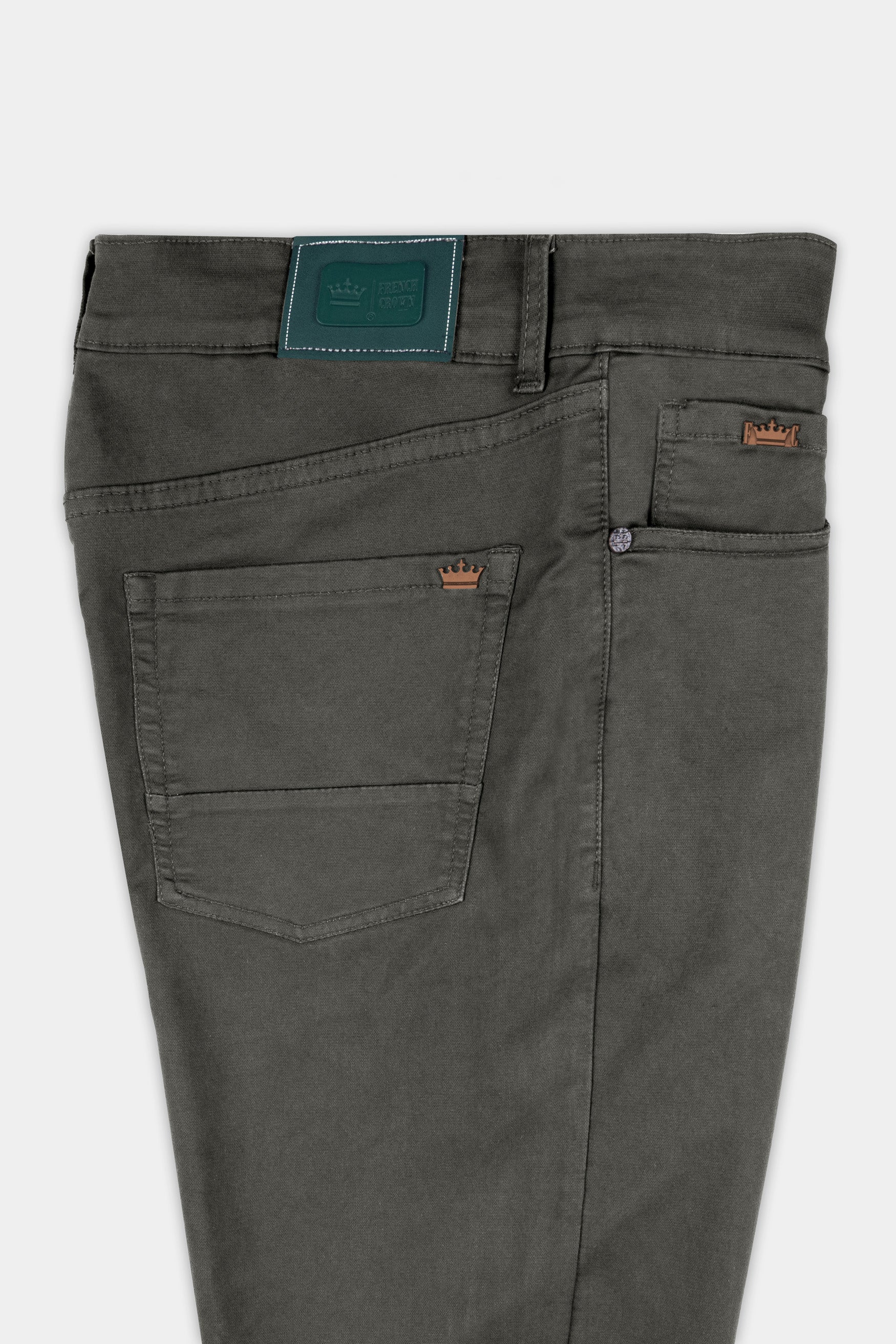 Tundora Gray Clean Look Stretchable Lightweight Denim