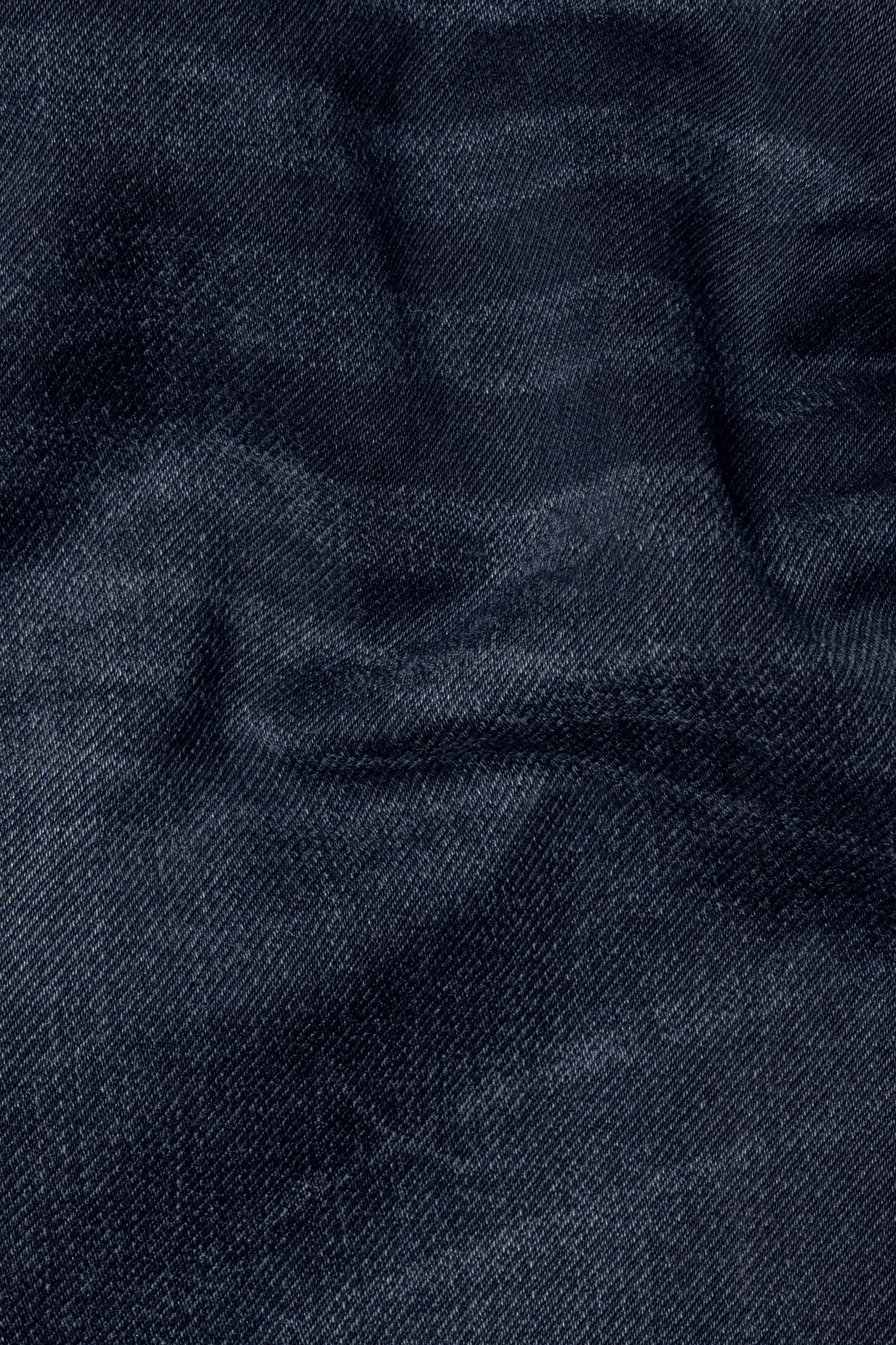 Tuna Blue Whiskering Stretchable Denim