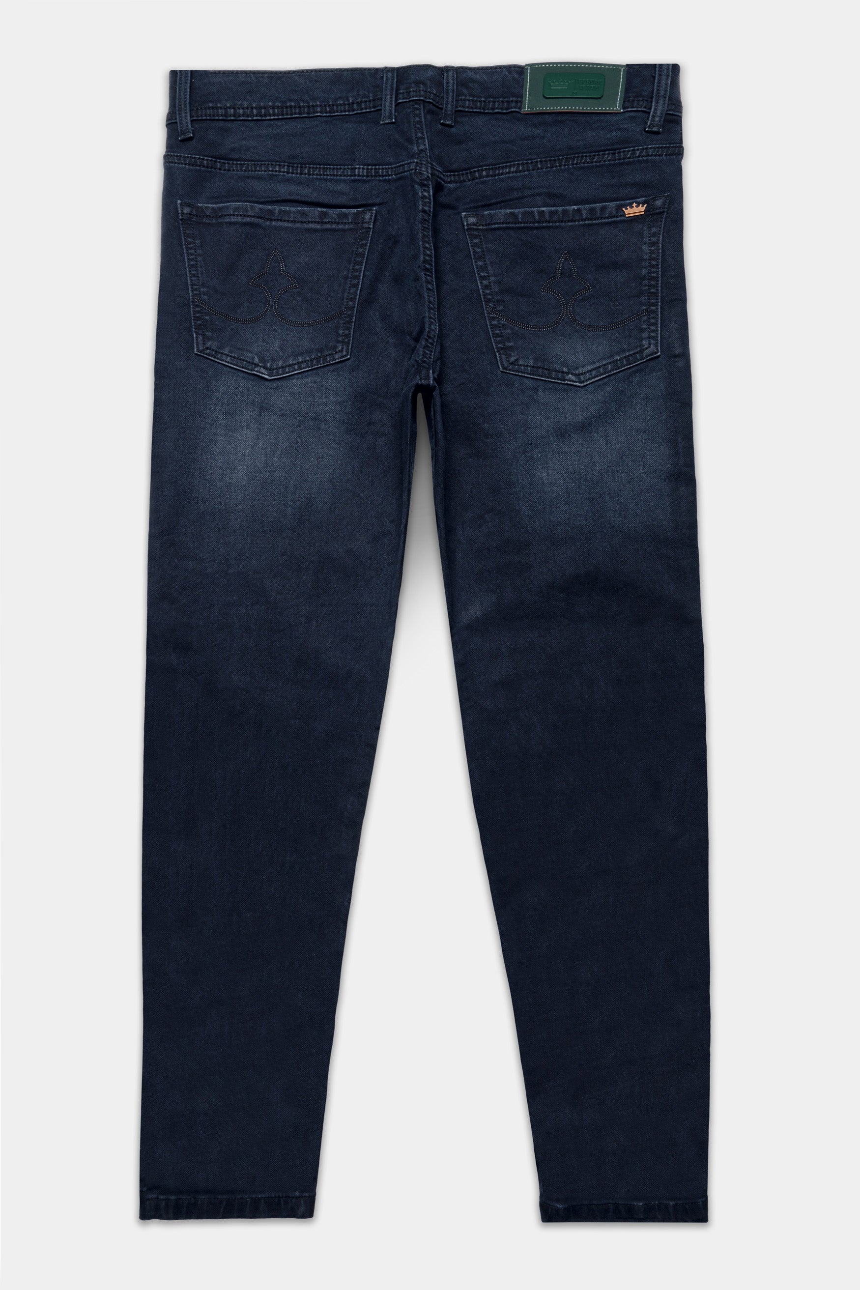 Tuna Blue Whiskering Stretchable Denim