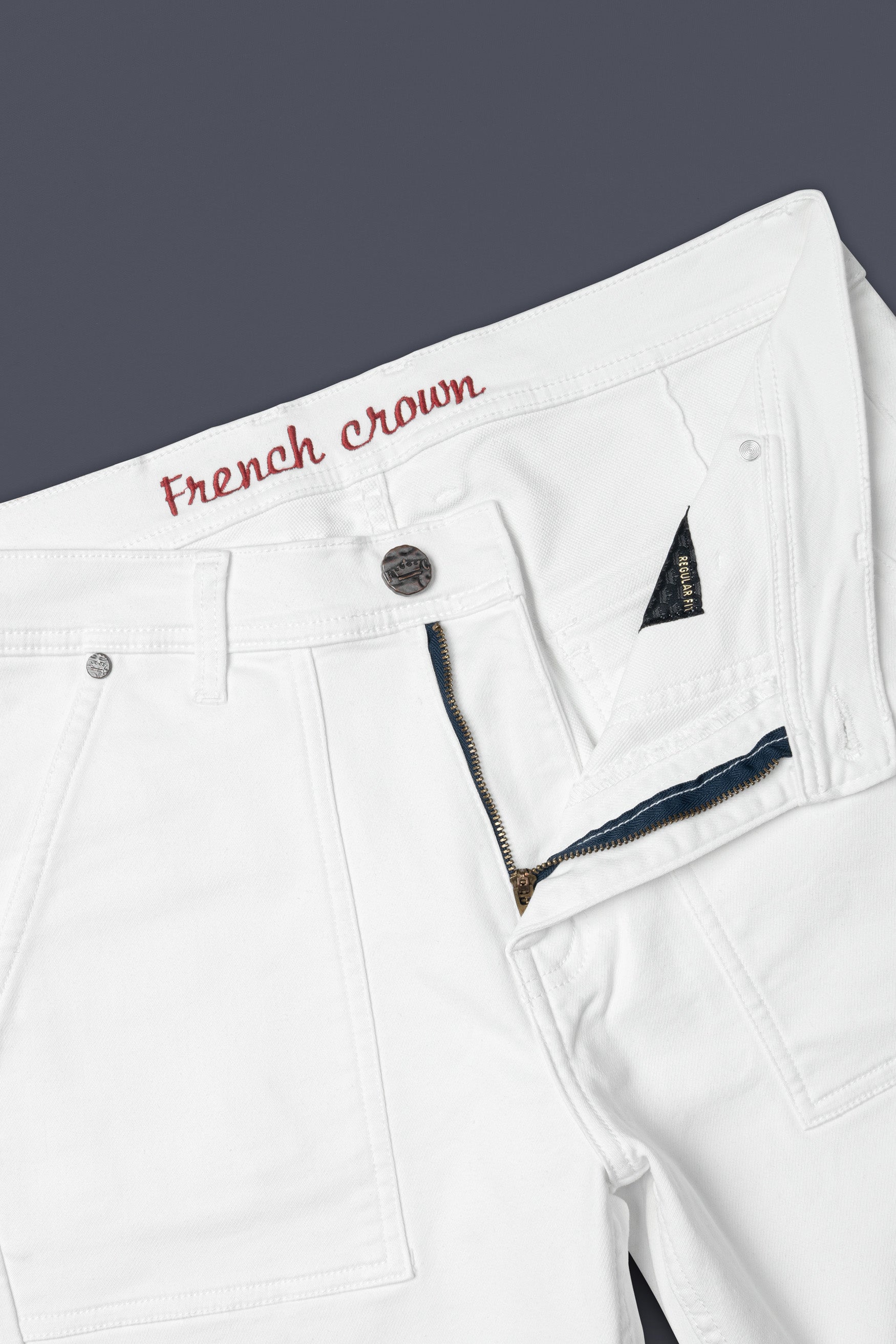 Bright White Clean Look Stretchable Denim