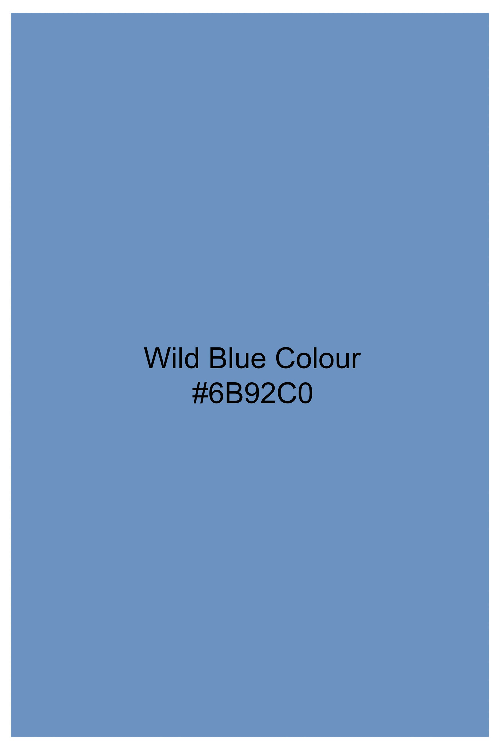 Wild Blue Stone Wash Stretchable Denim