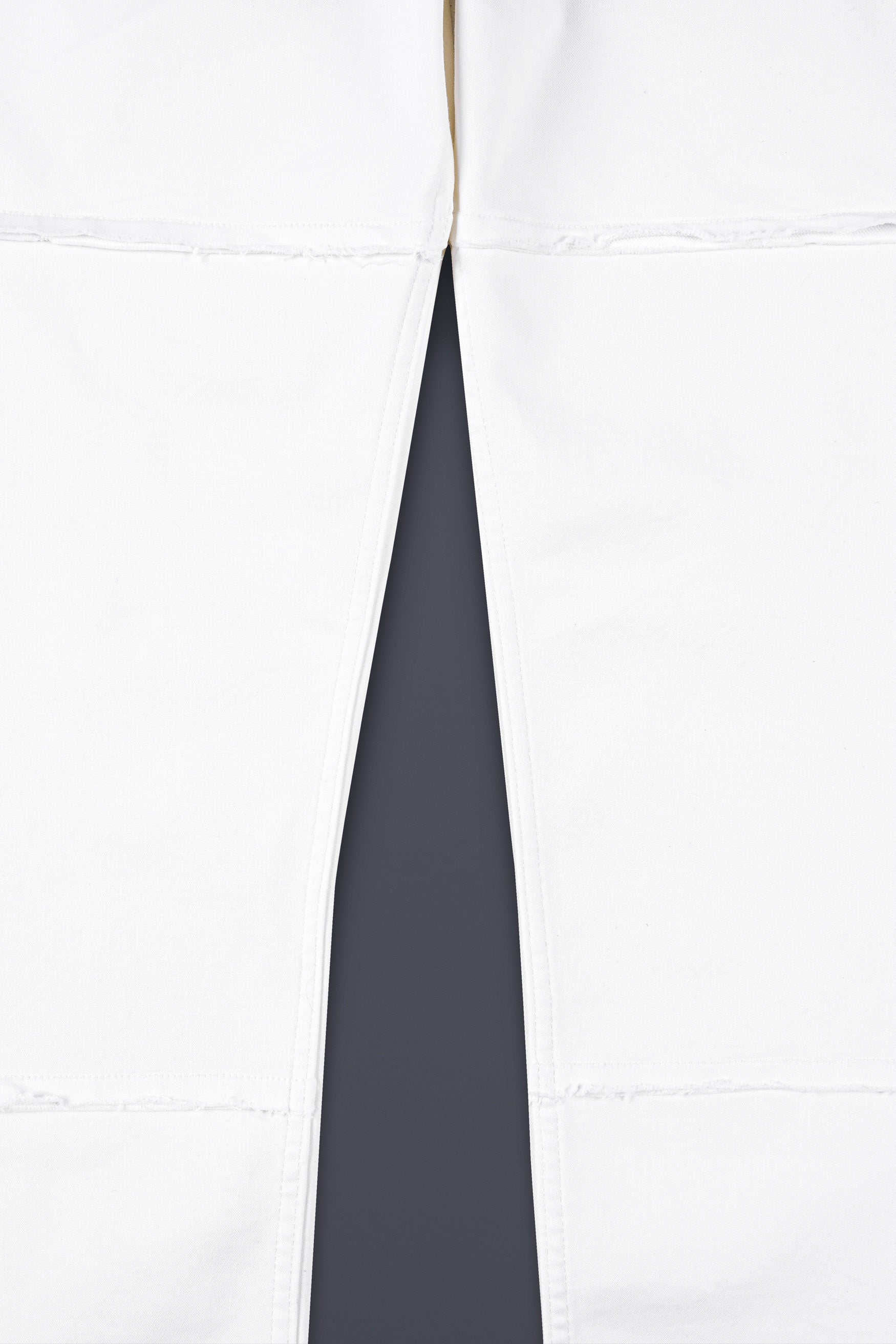 Bright White Clean Look Stretchable Designer Denim