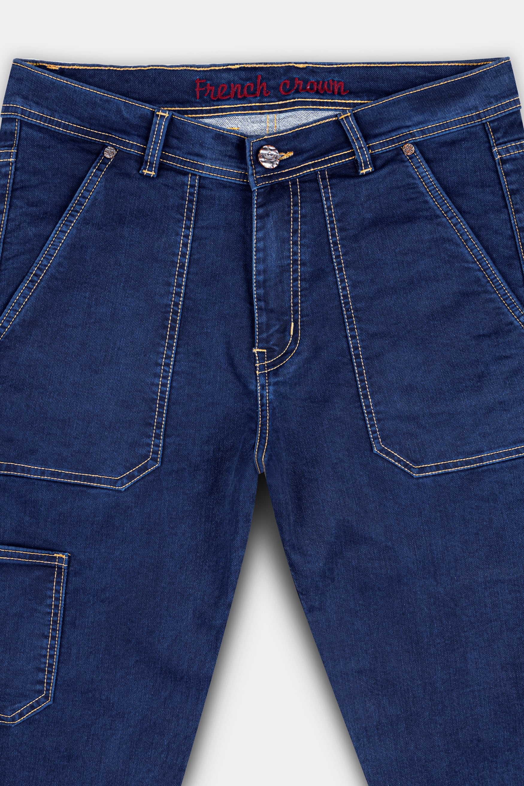 Cello Blue Rinse washed Cargo Denim