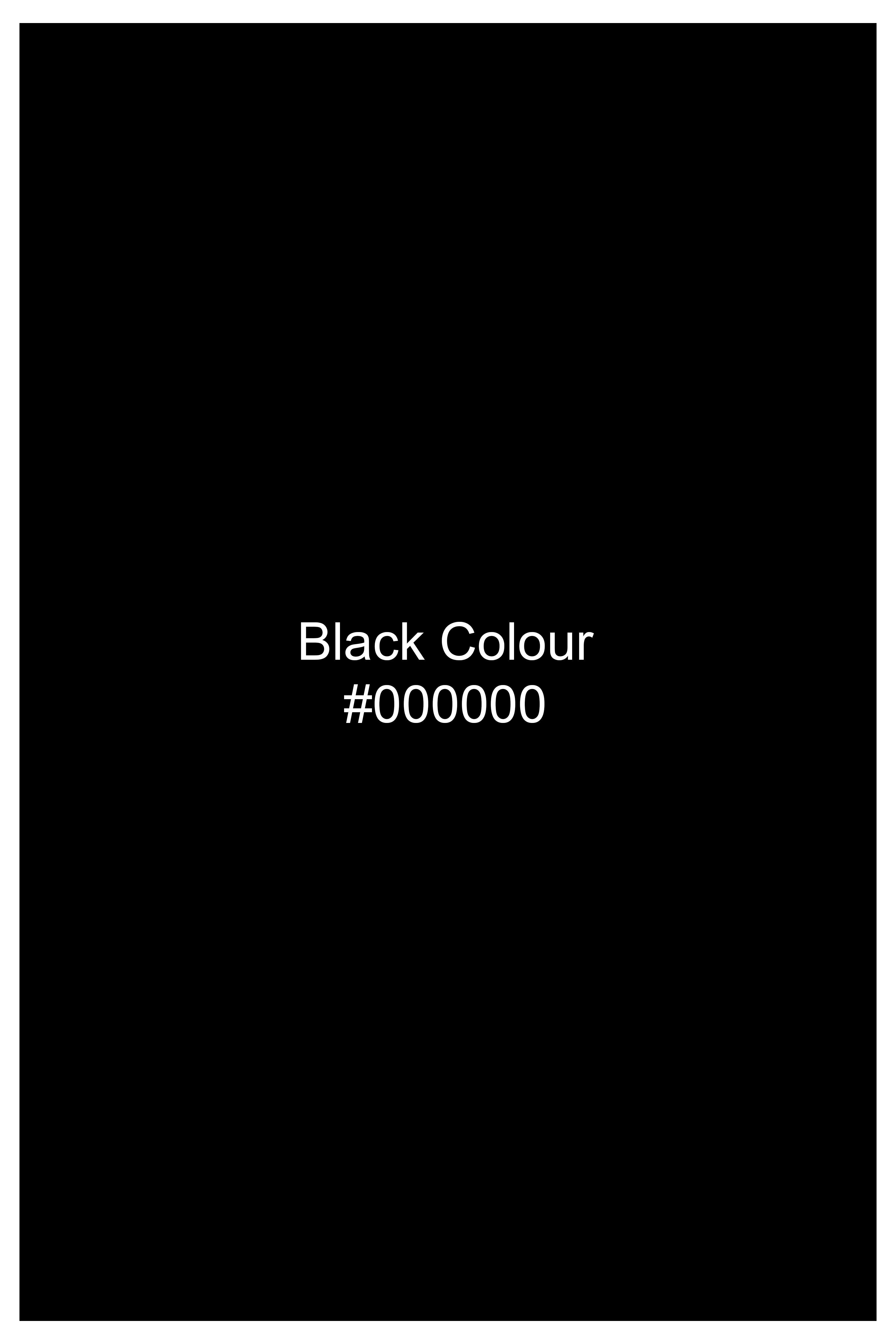 Jade Black Mildly Distressed Stretchable Denim