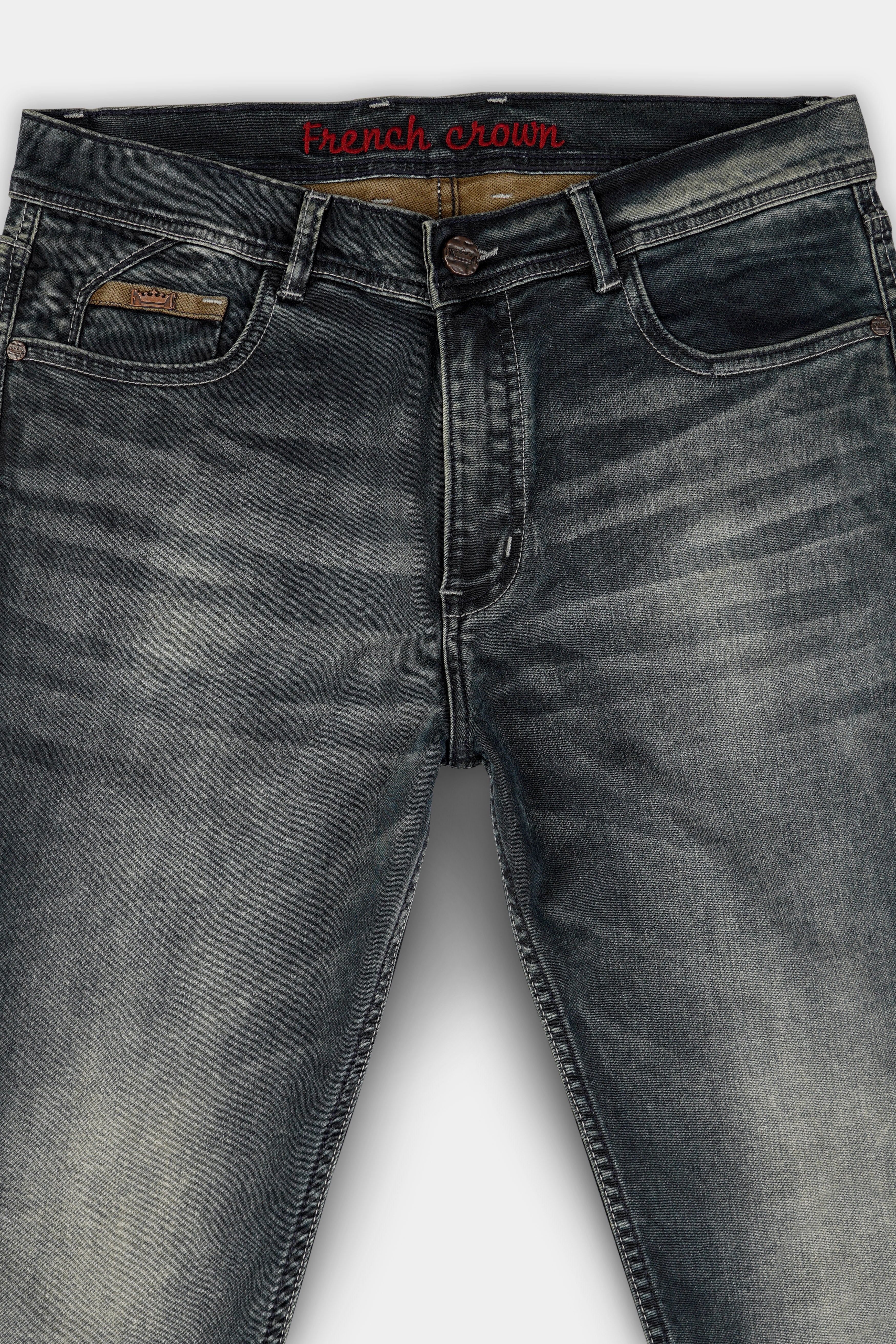 Ninja Gray Mildly Distracted Stretchable Denim