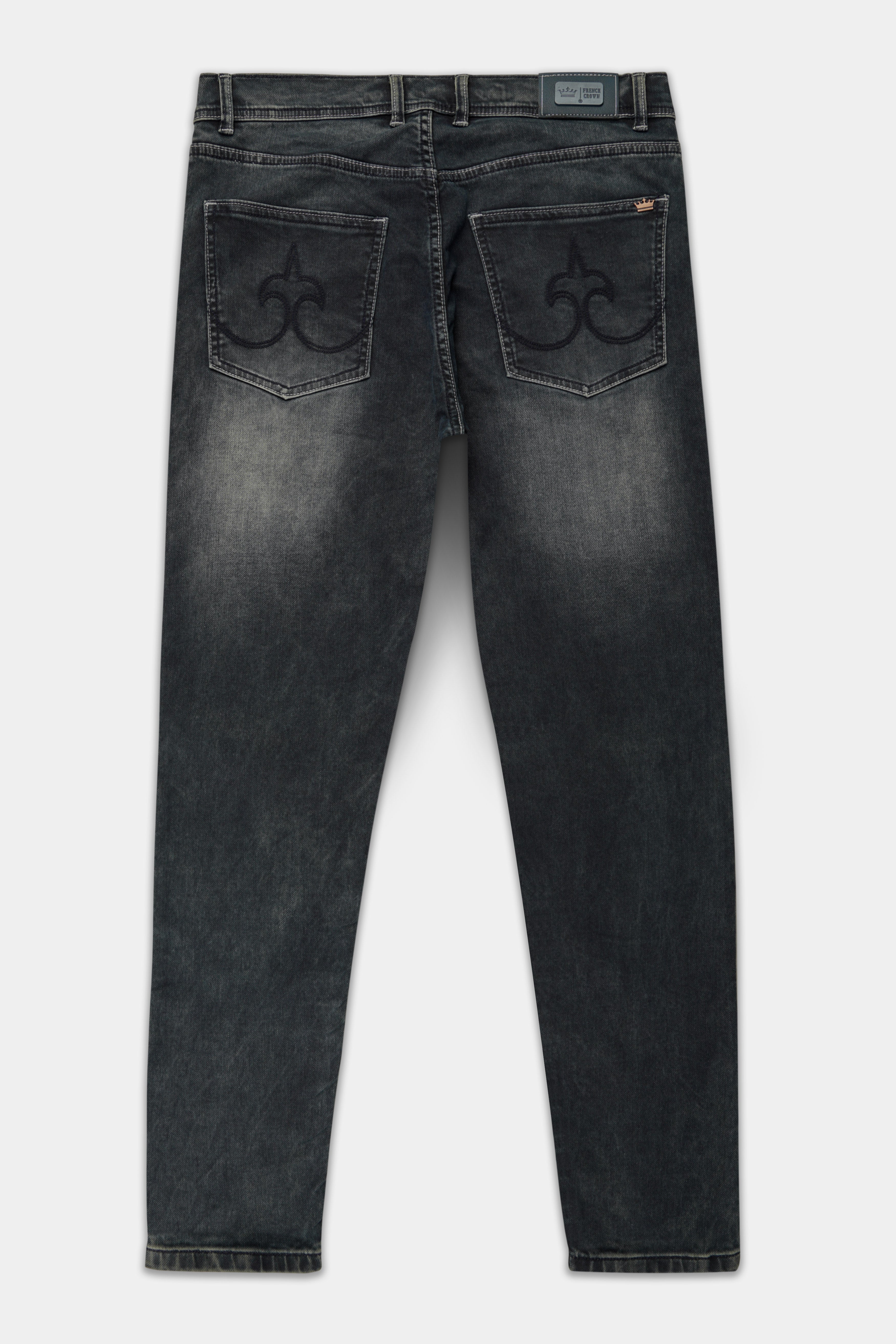 Ninja Gray Mildly Distracted Stretchable Denim