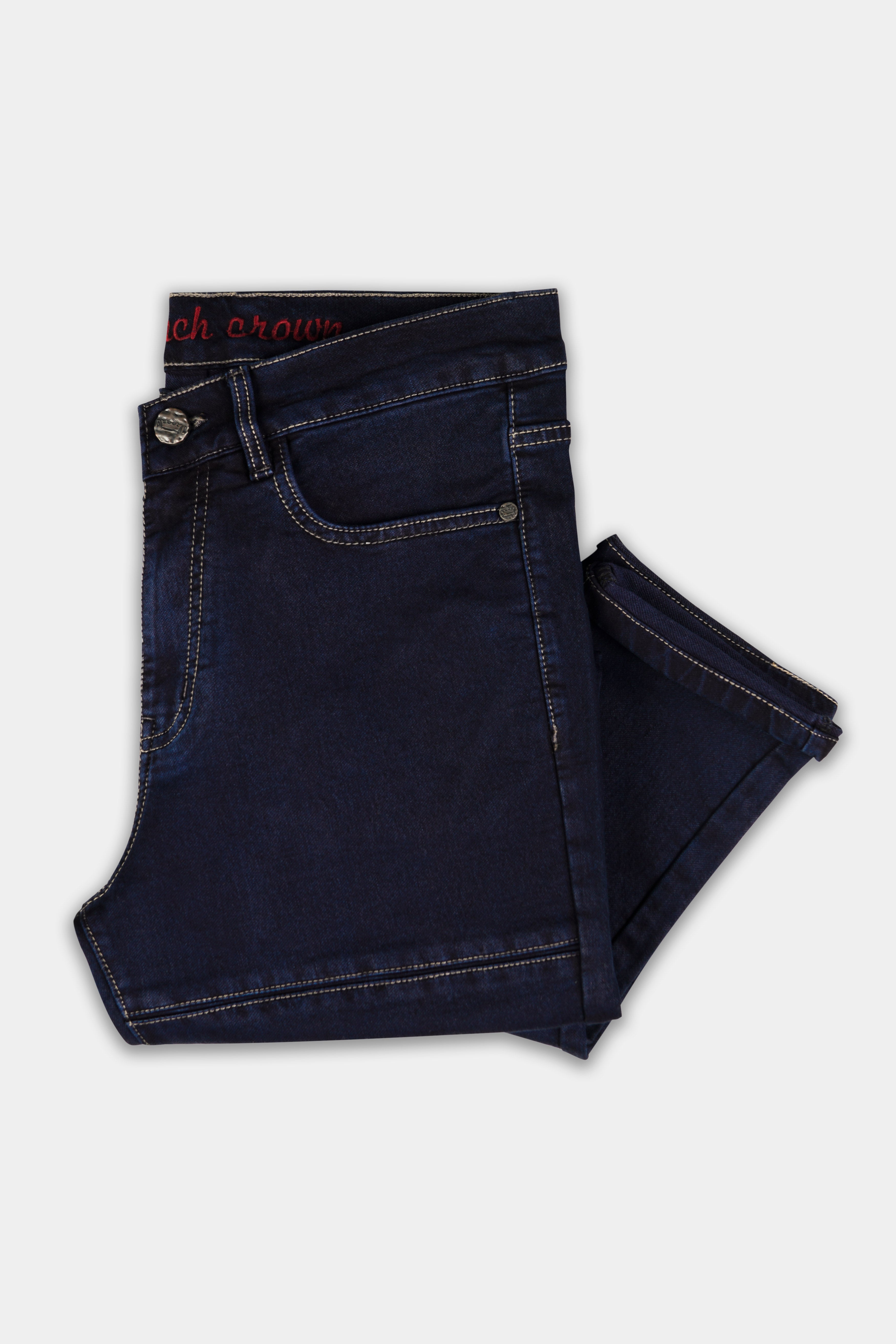 Vulcan Blue Rinse Wash Designer Denim