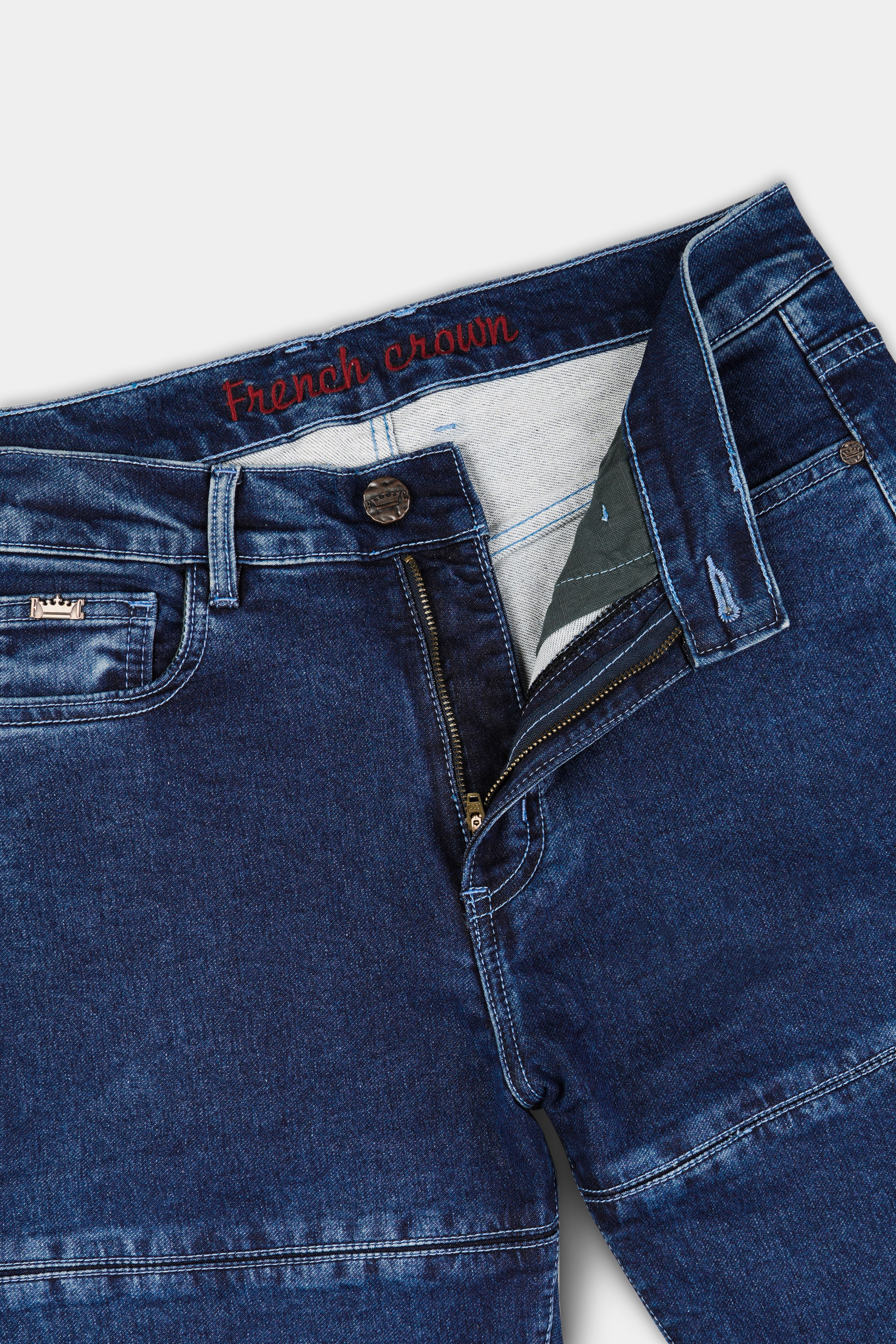 Downriver Blue Rinse Washed Designer Denim