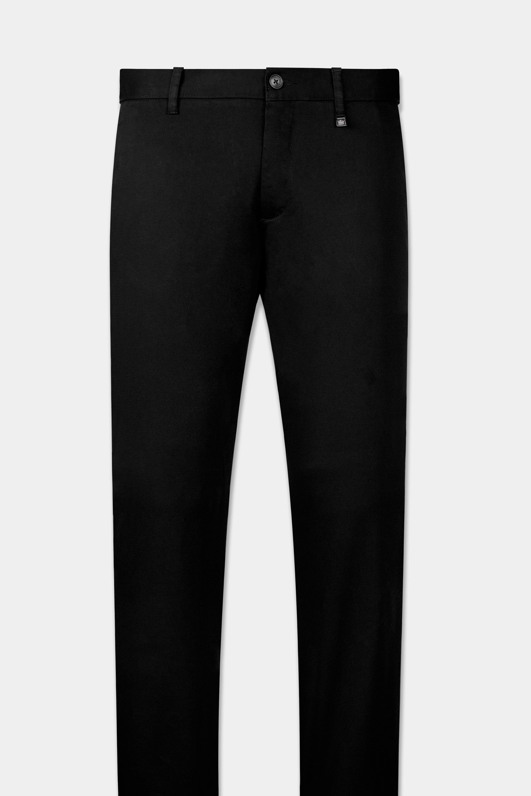 Jade Black Premium Cotton Chinos Pant