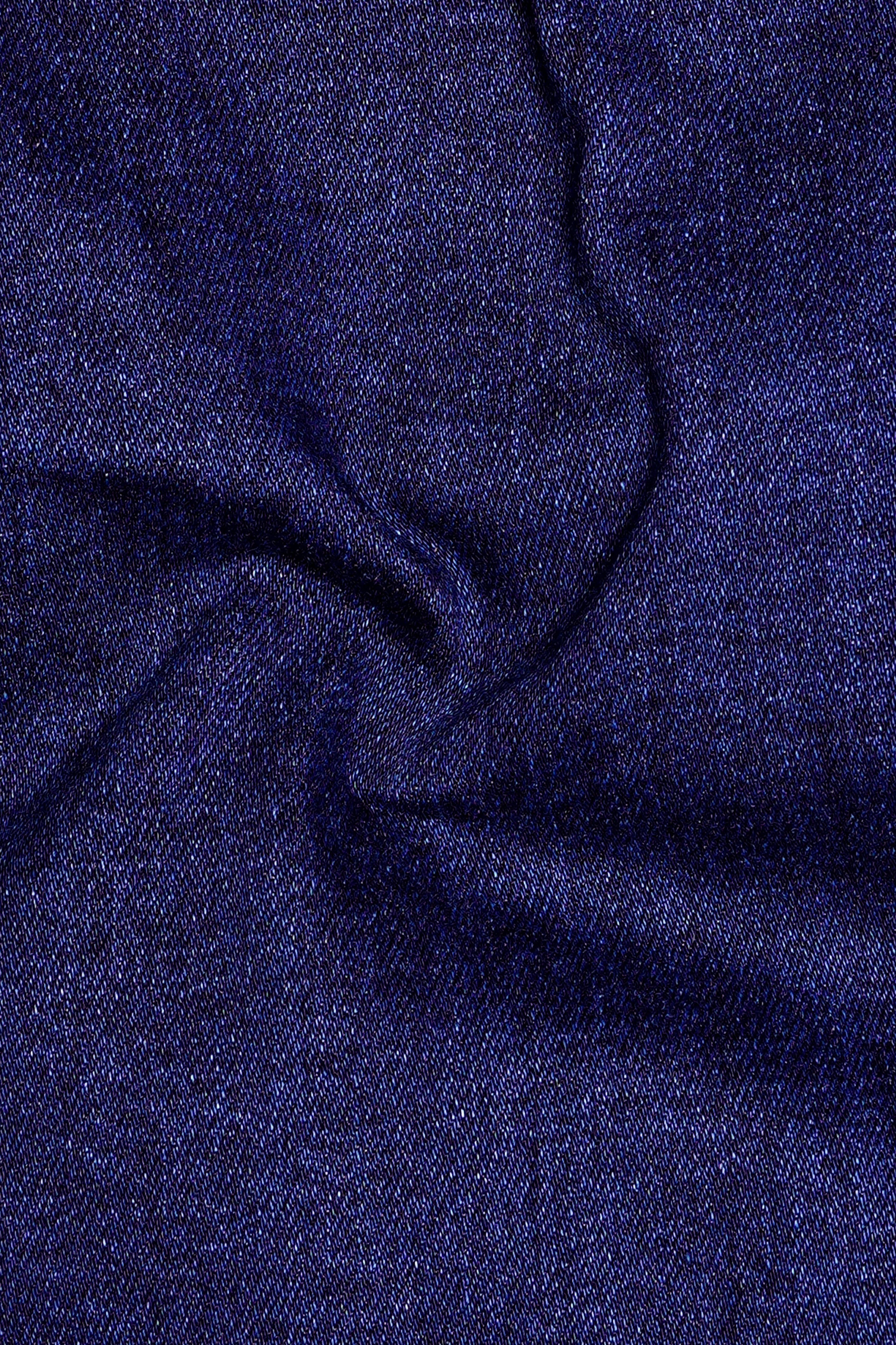 Meteorite Blue Clean Look Stretchable Denim