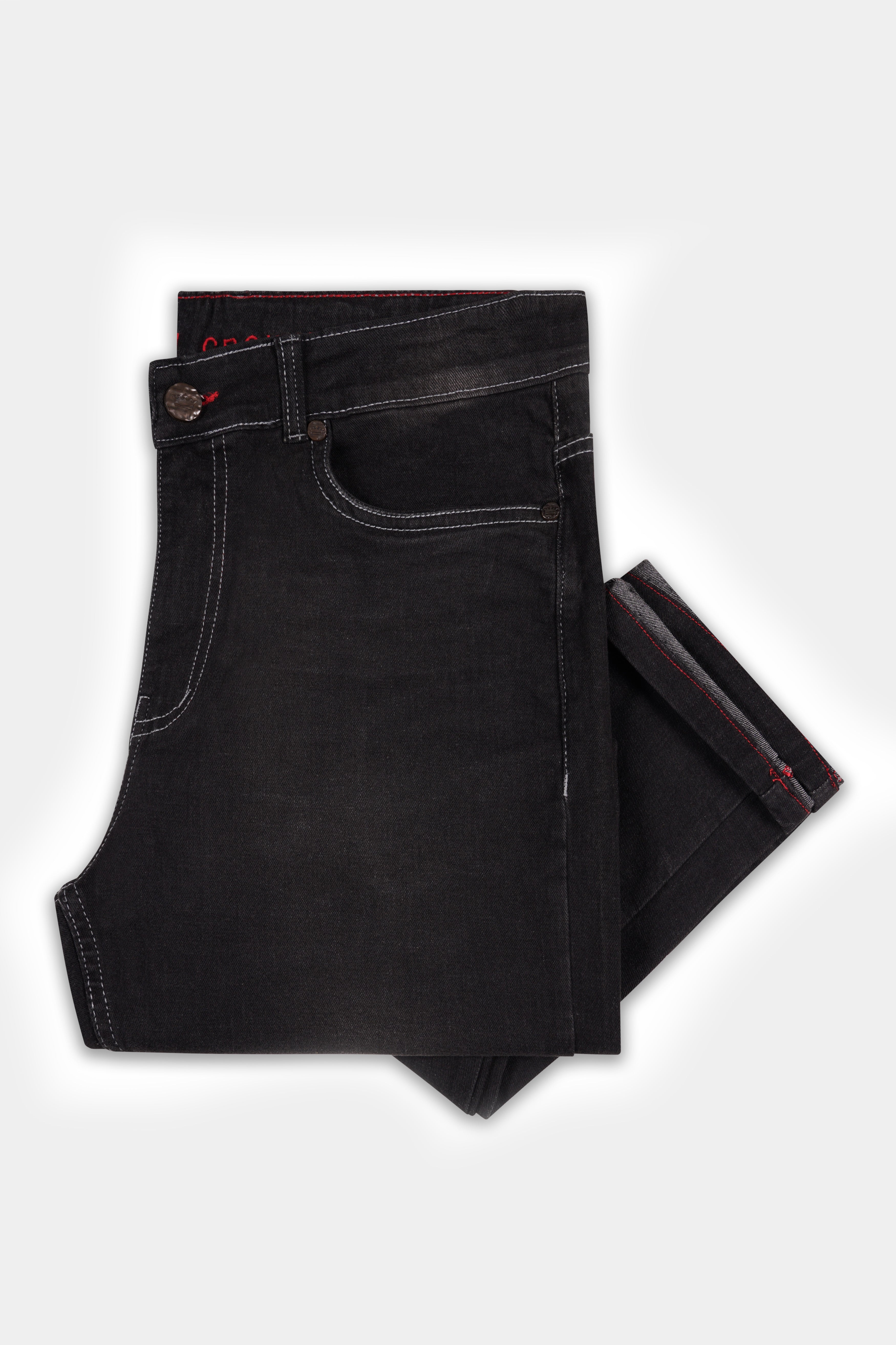 Haiti Black Rinse Wash Stretchable Denim