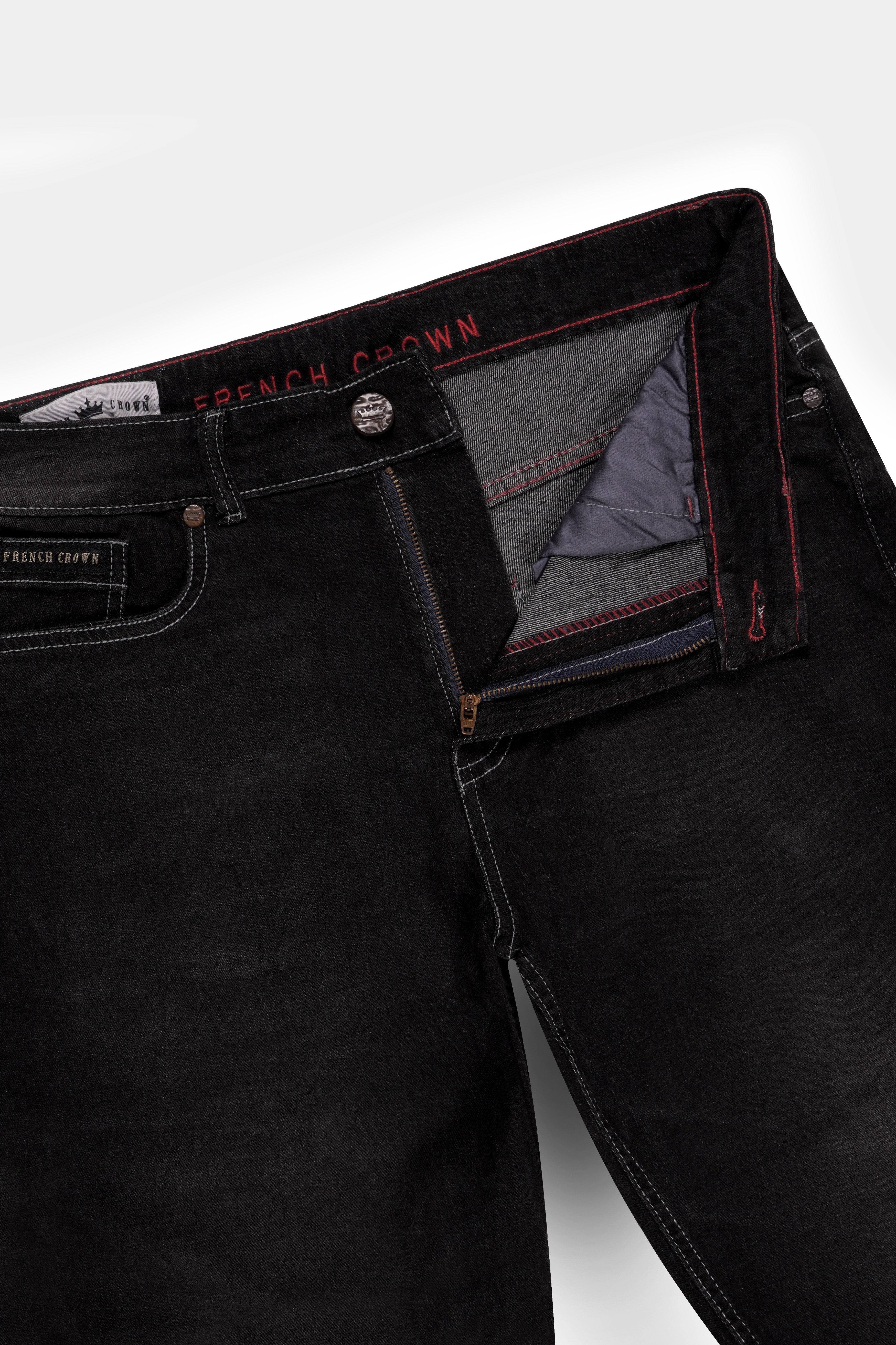 Haiti Black Rinse Wash Stretchable Denim