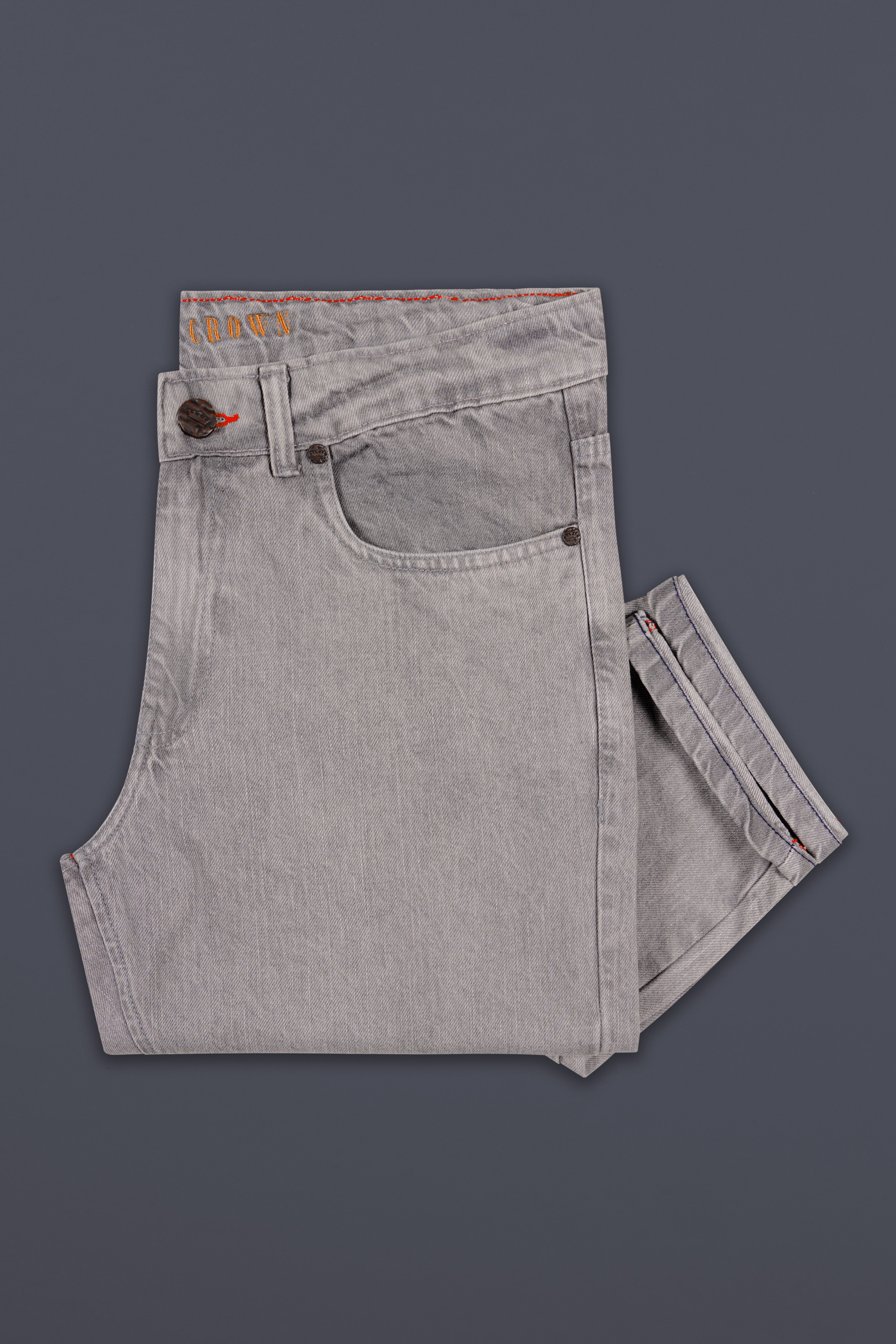 Nobel Gray Rinse Wash Stretchable Denim