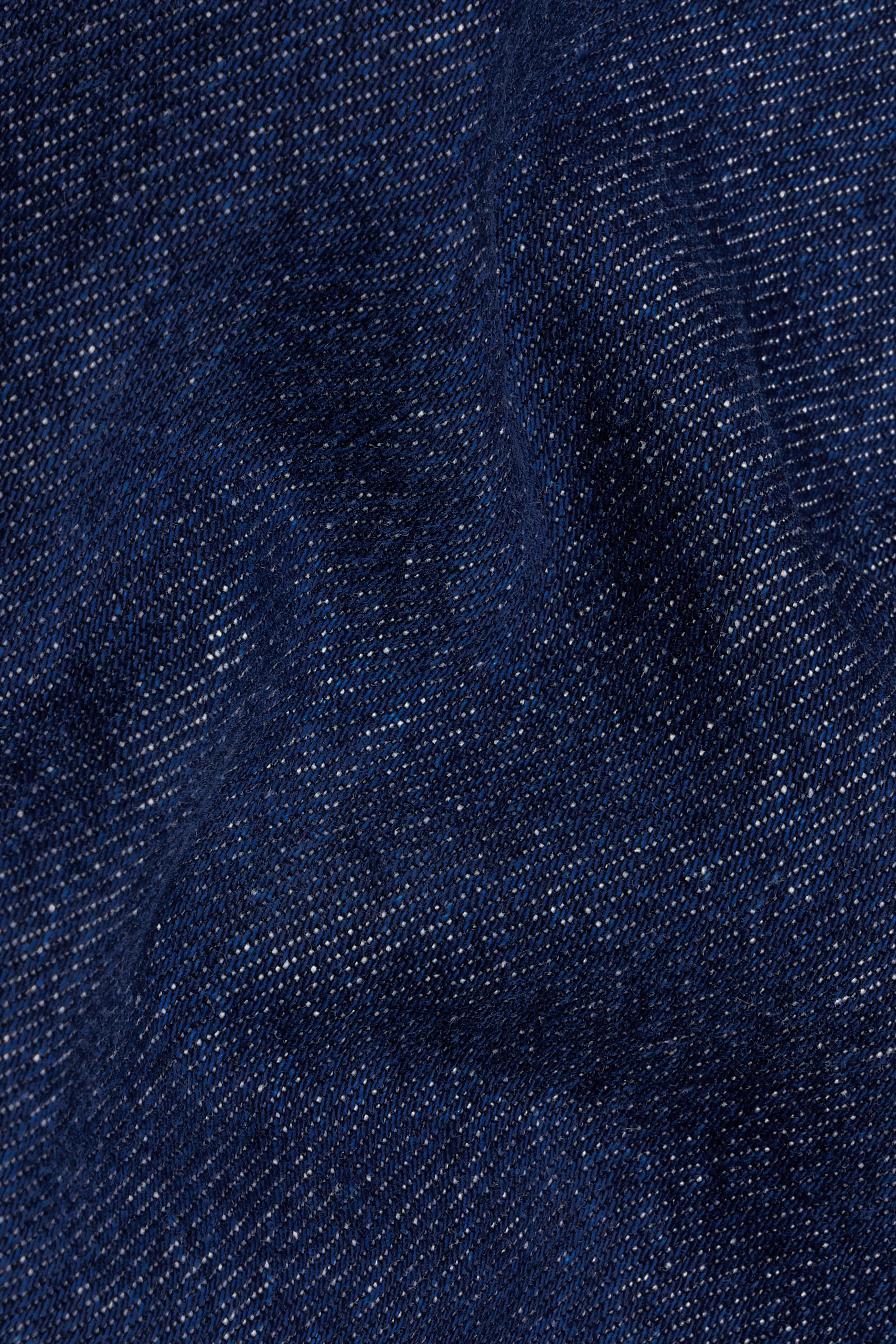 Ebony Blue Rinse Wash Stretchable Cargo Denim