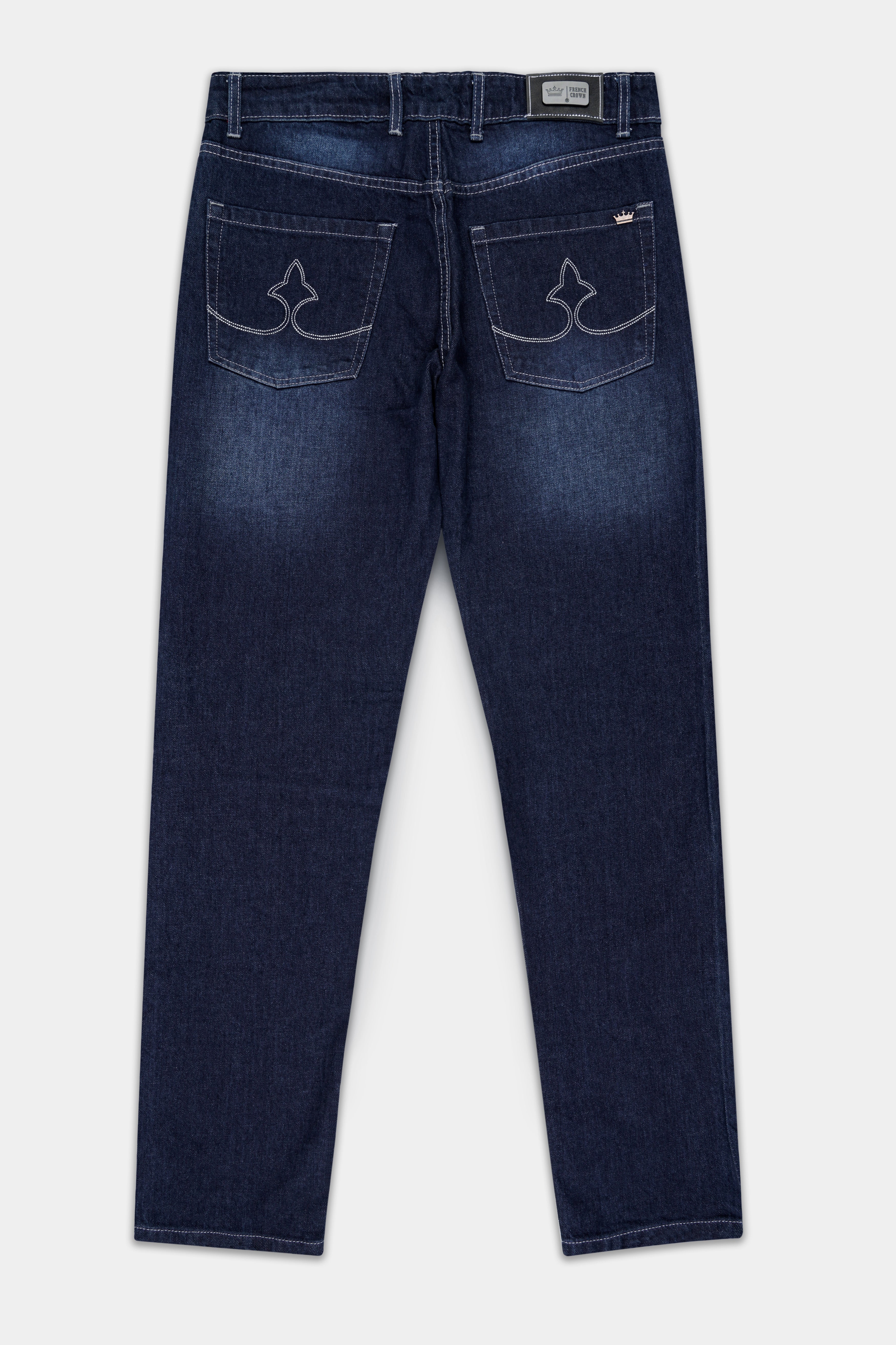 Mirage Blue Whiskering Wash Denim