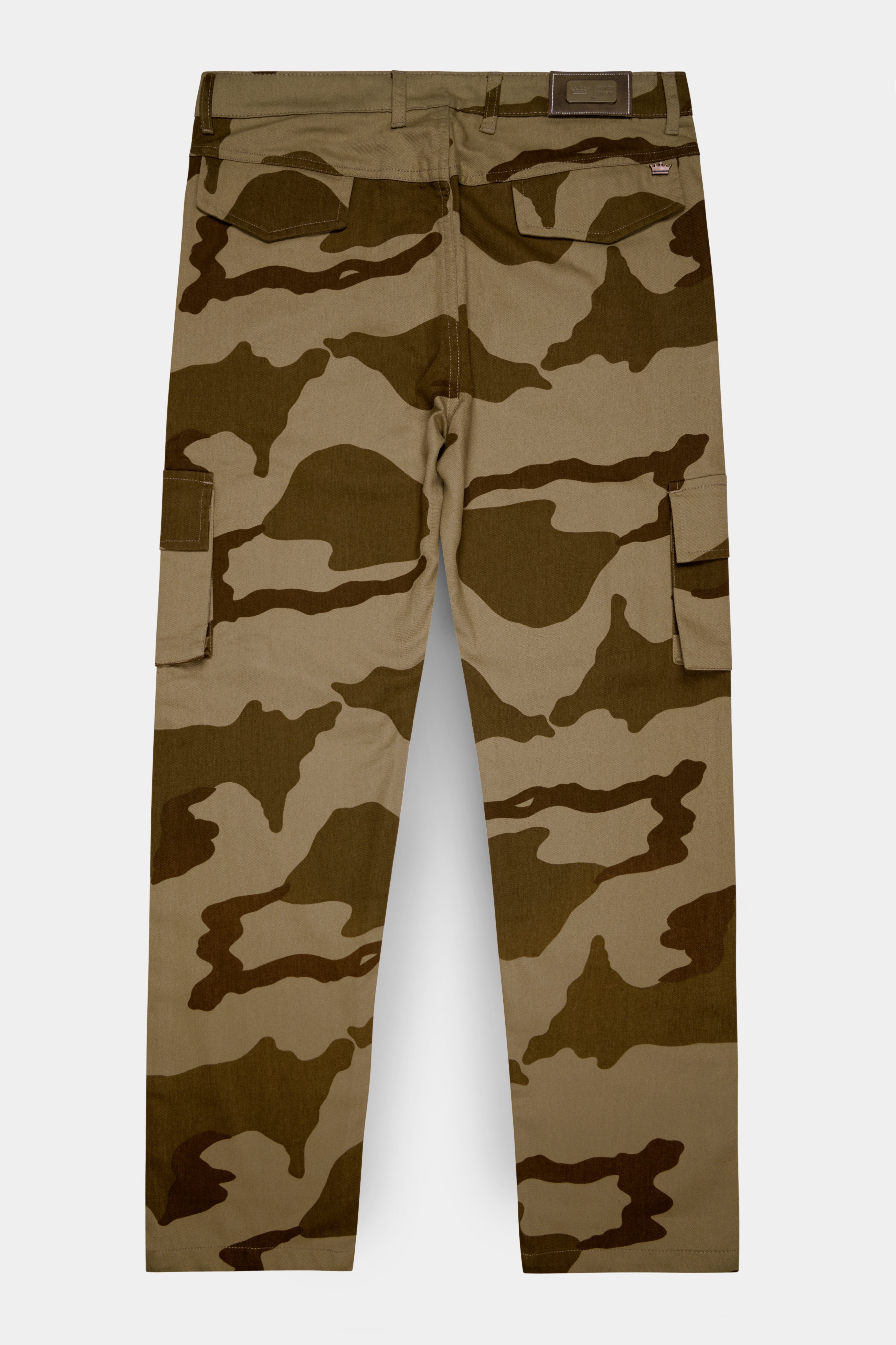 Sandrift Brown and Otter Dark Brown Camouflage Cargo Pant