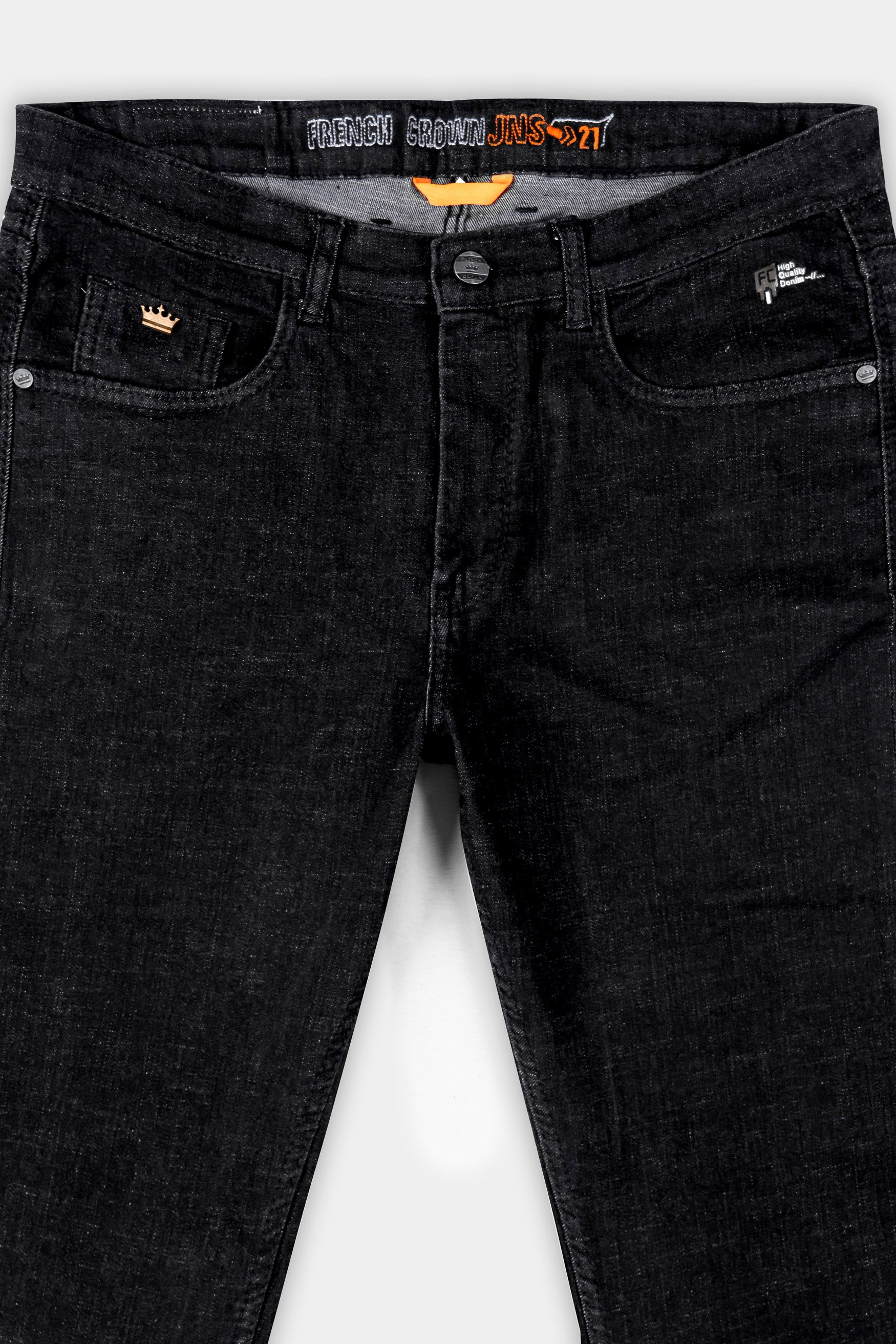 Woodsmoke Black Rinse Wash Clean Look Denim