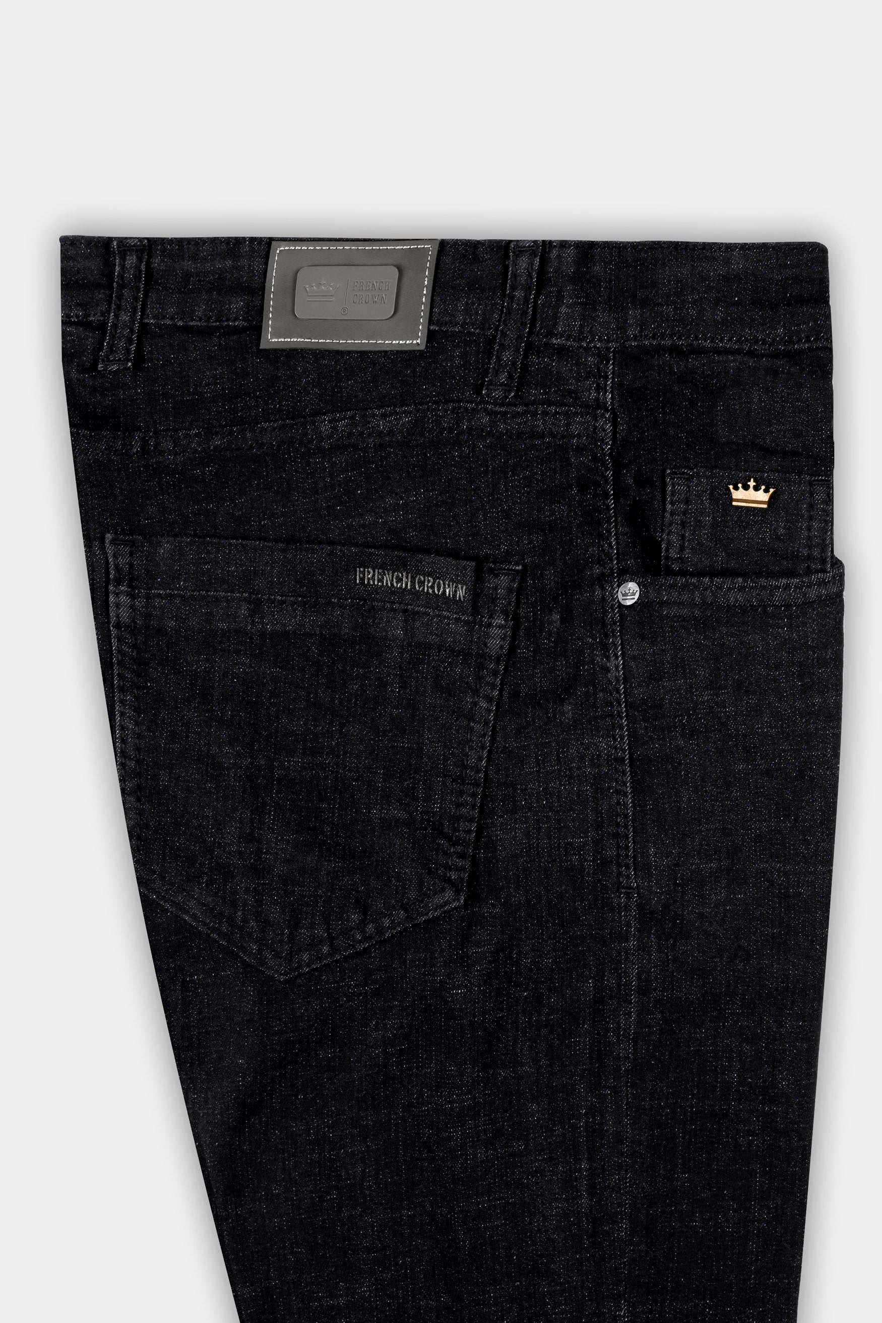 Woodsmoke Black Rinse Wash Clean Look Denim