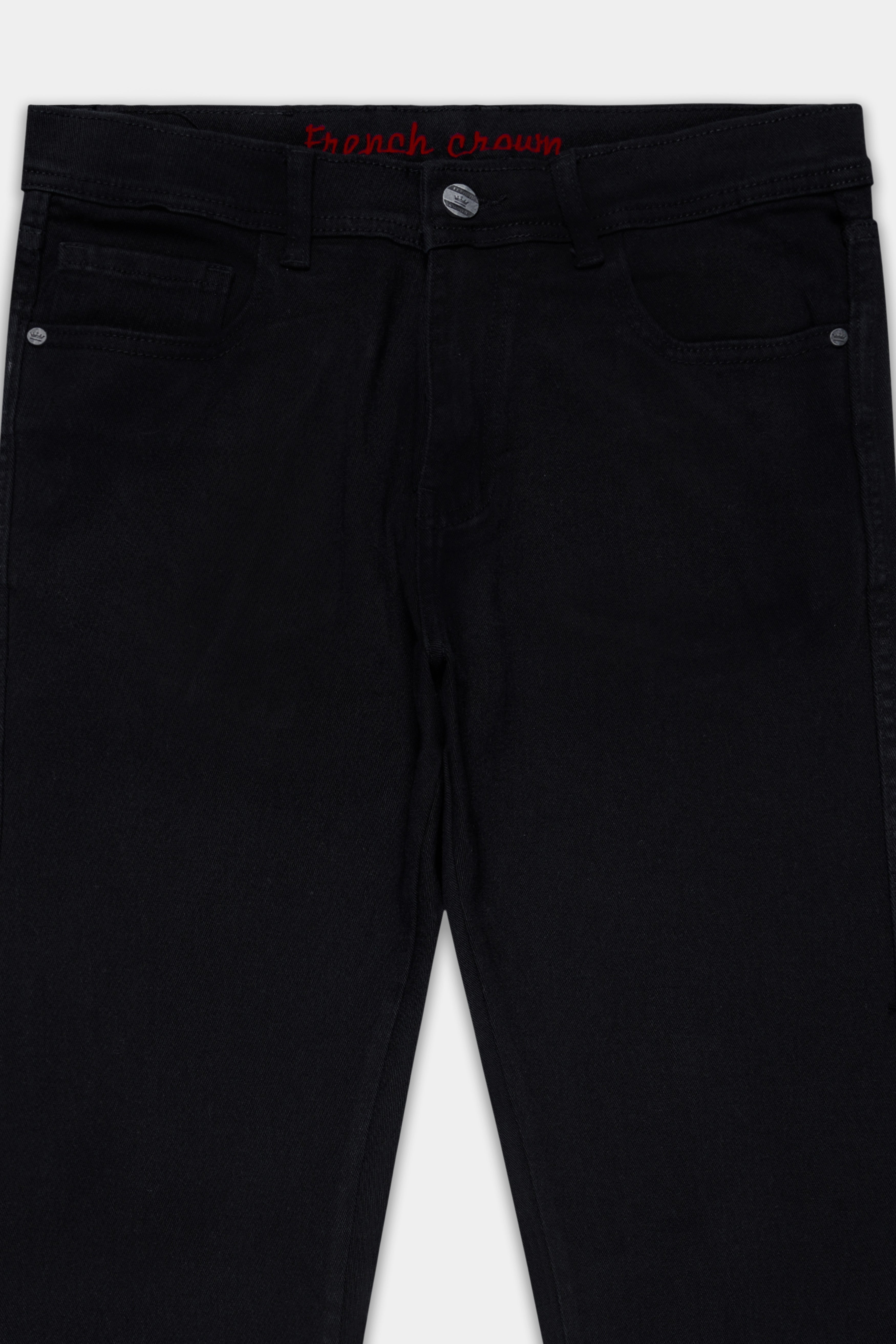 Noctis-Sable Black Clean Look Stretchable Denim