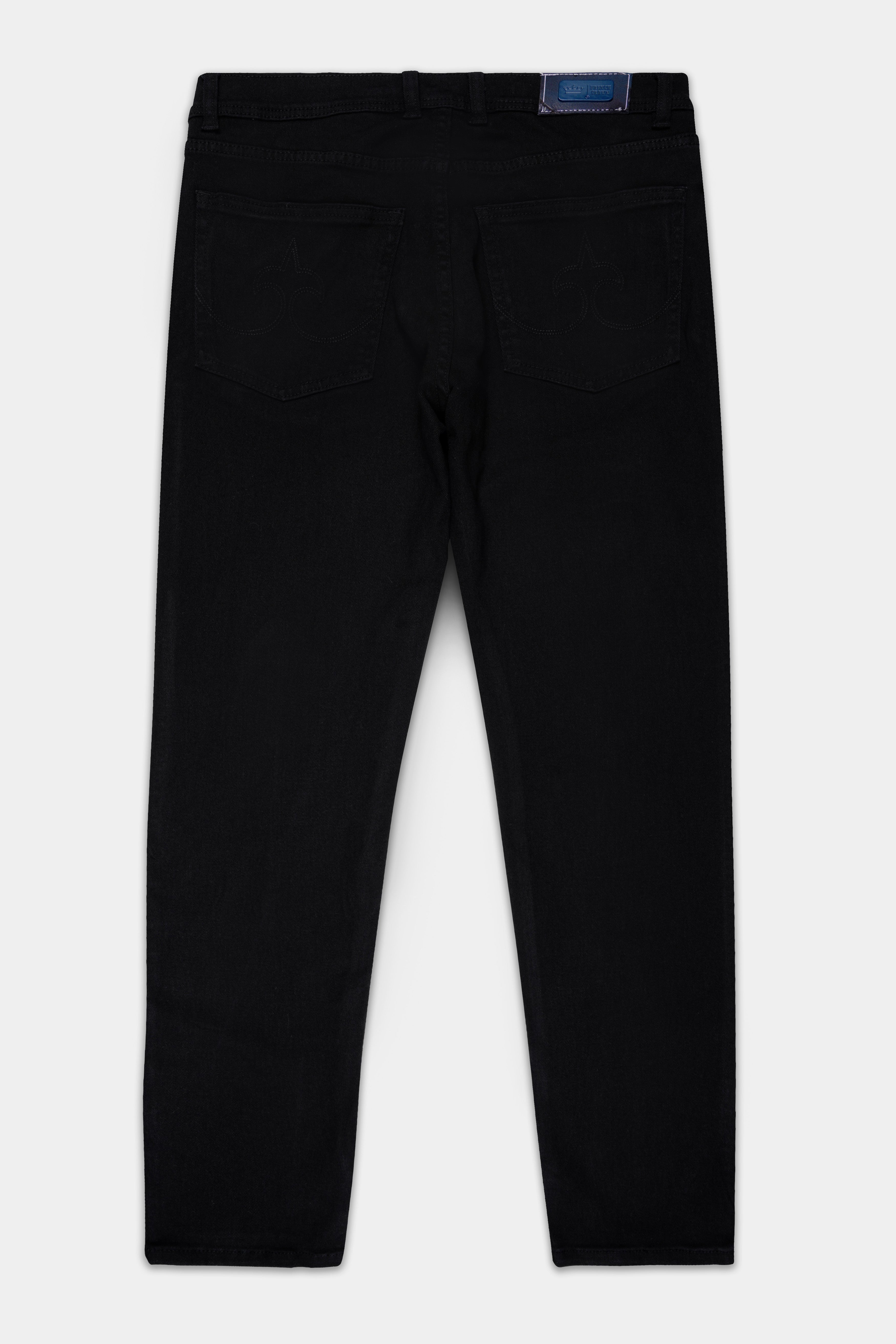 Noctis-Sable Black Clean Look Stretchable Denim
