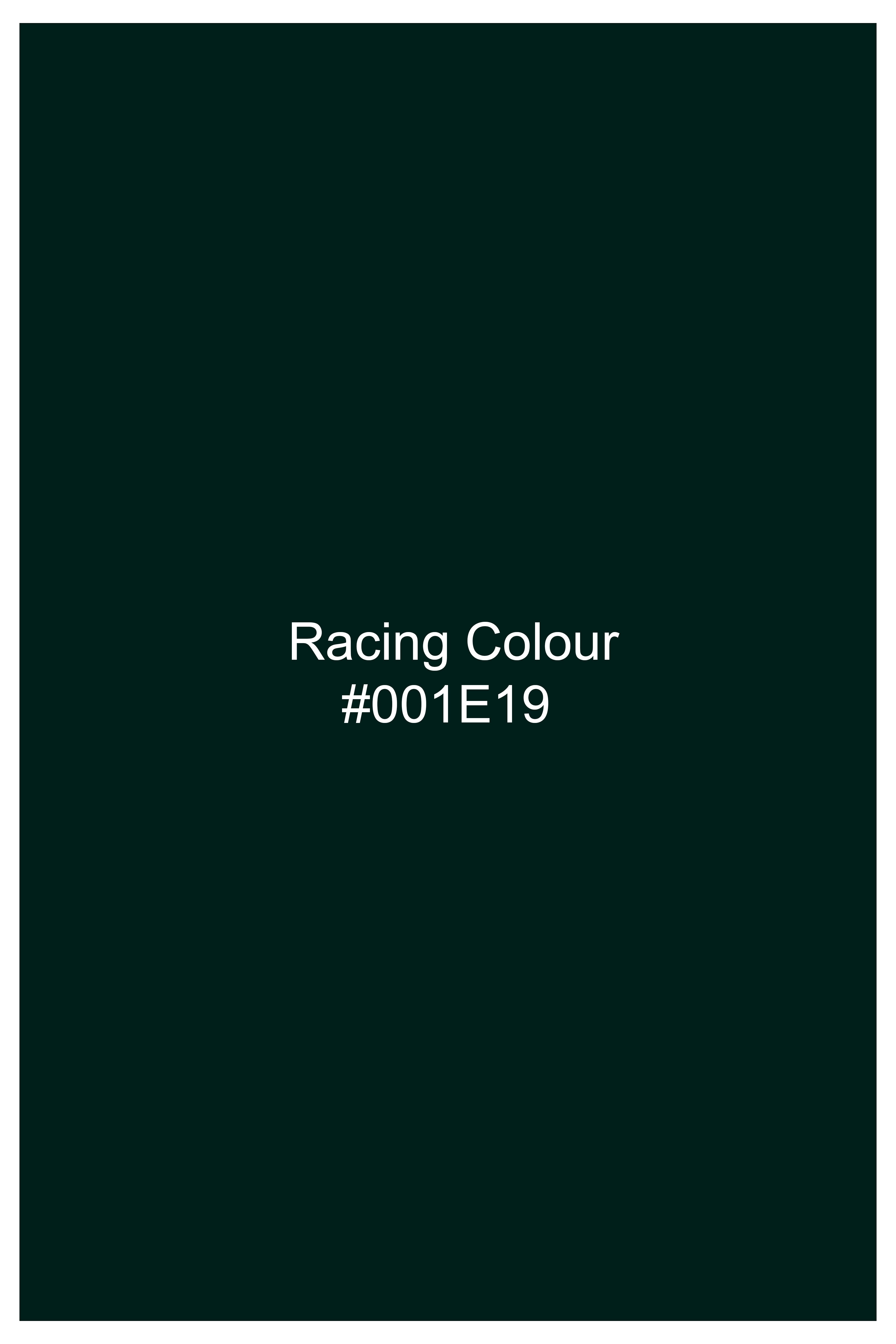 Verdyne-Racing Green Clean Look Denim