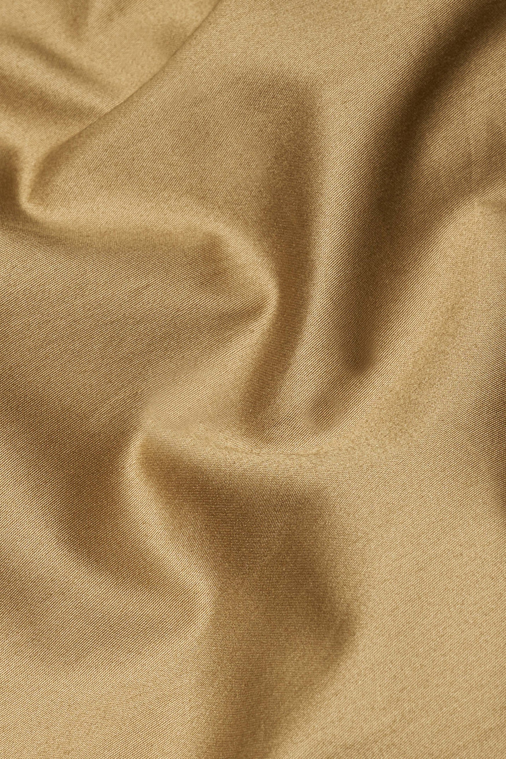 Teak Brown Subtle Sheen Super Soft Premium Cotton Kurta