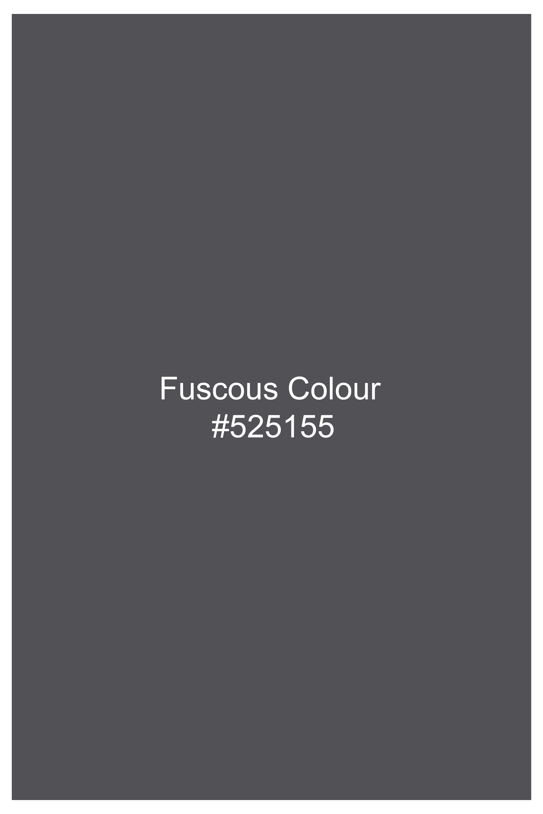 Fuscous Gray Subtle Sheen Viscose Kurta