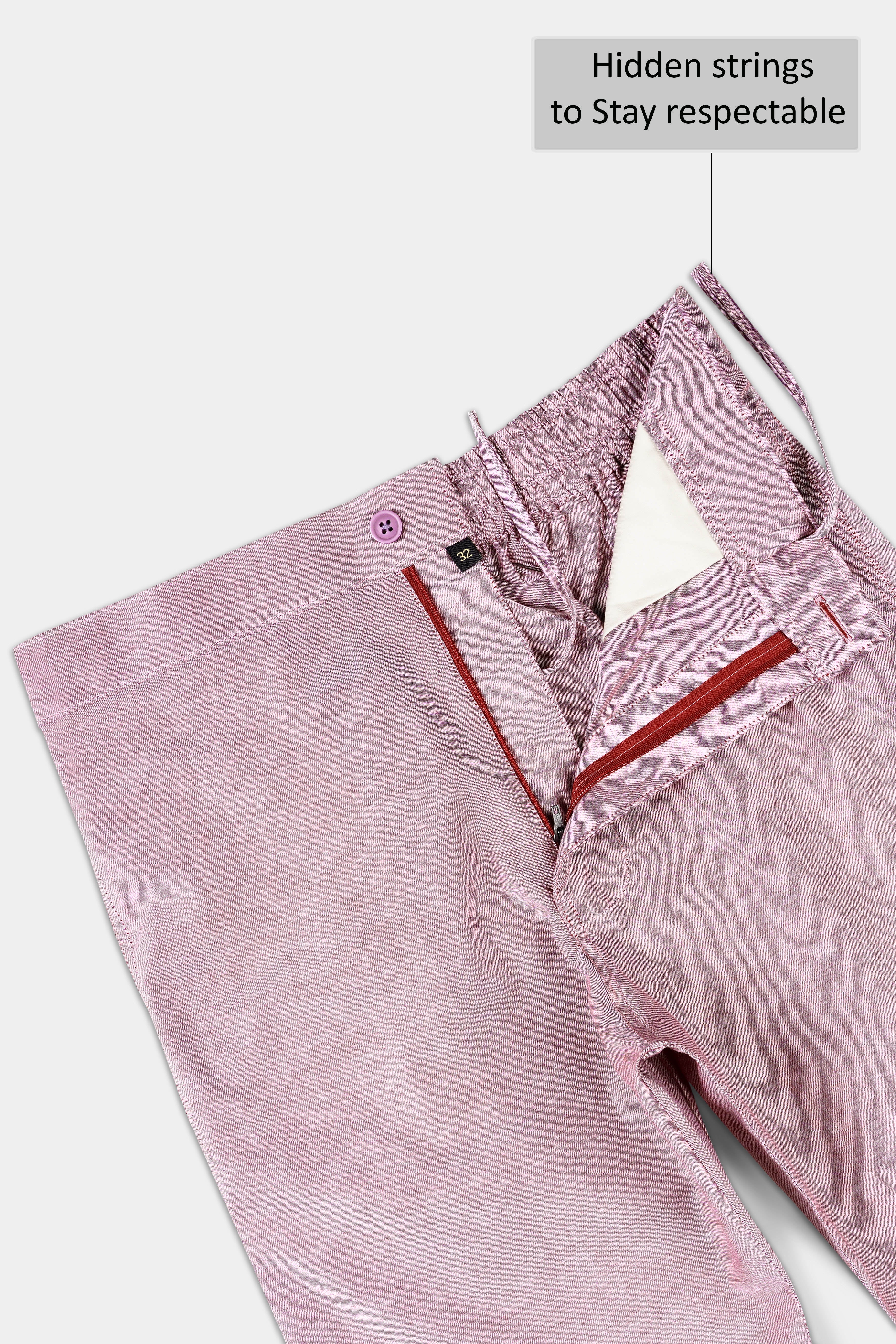 Careys Purple Royal Oxford Lounge Pant