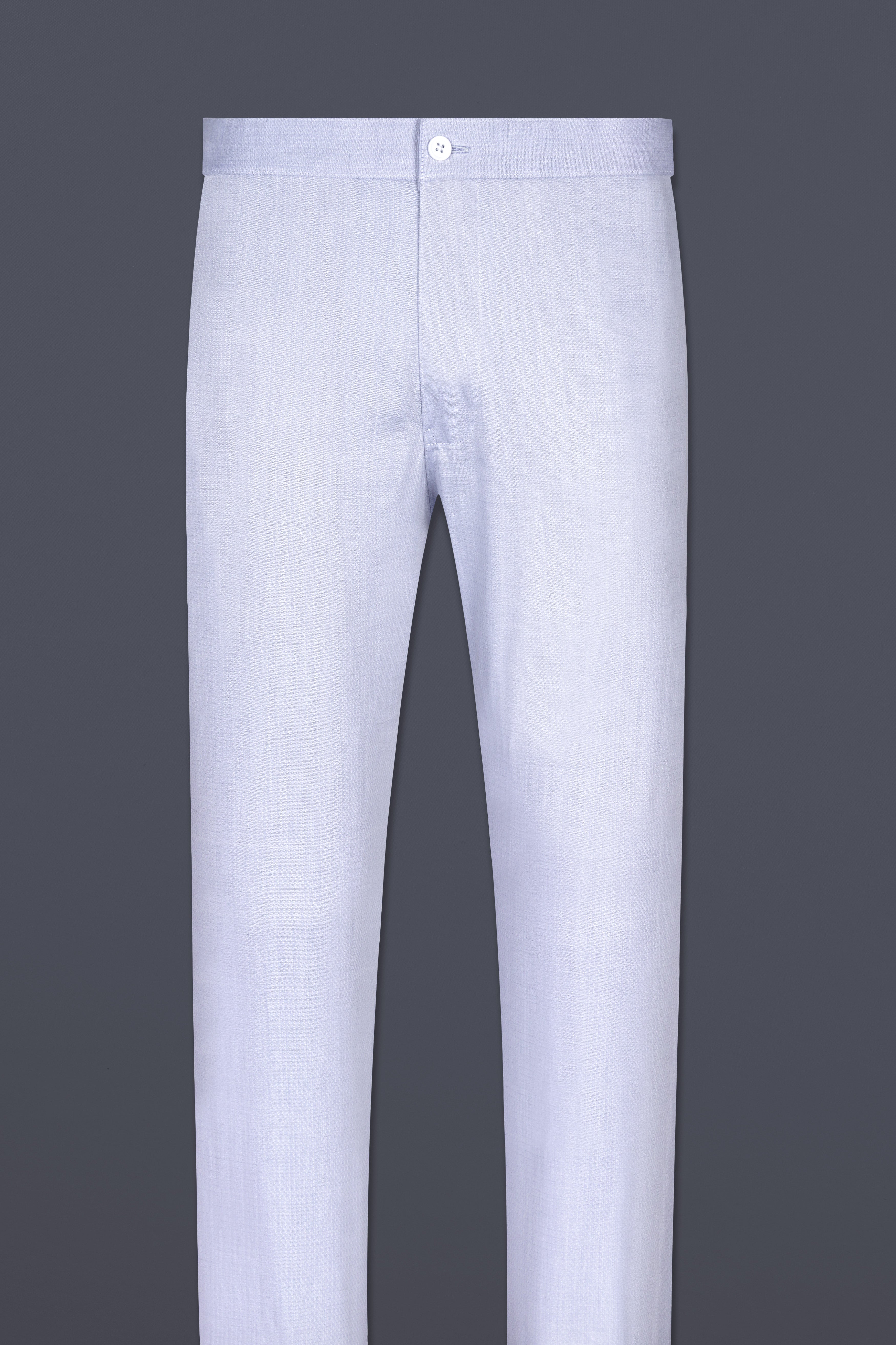 Selago Gray Dobby Textured Premium Cotton Lounge Pant