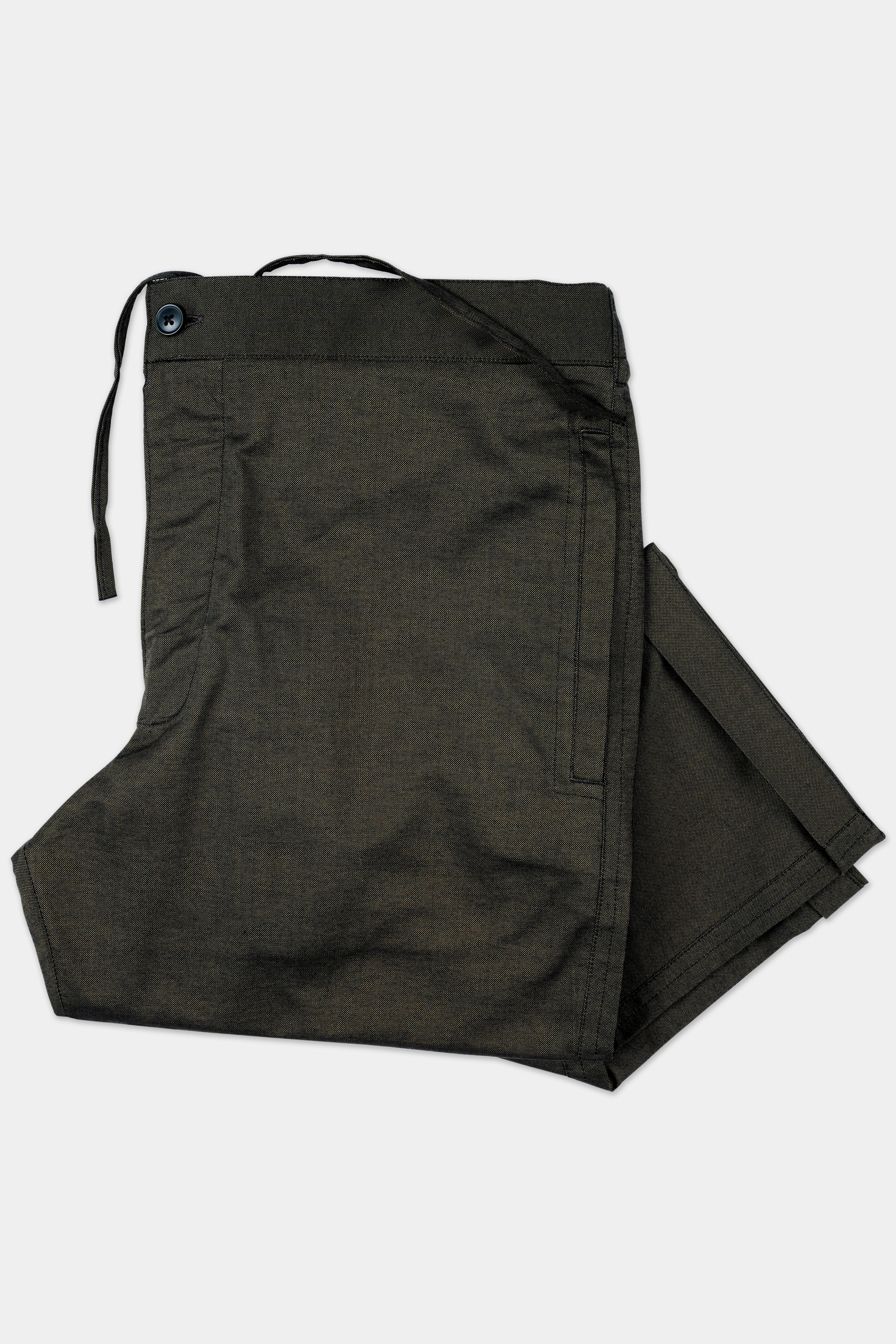 Rangitoto Black Royal Oxford Lounge Pant