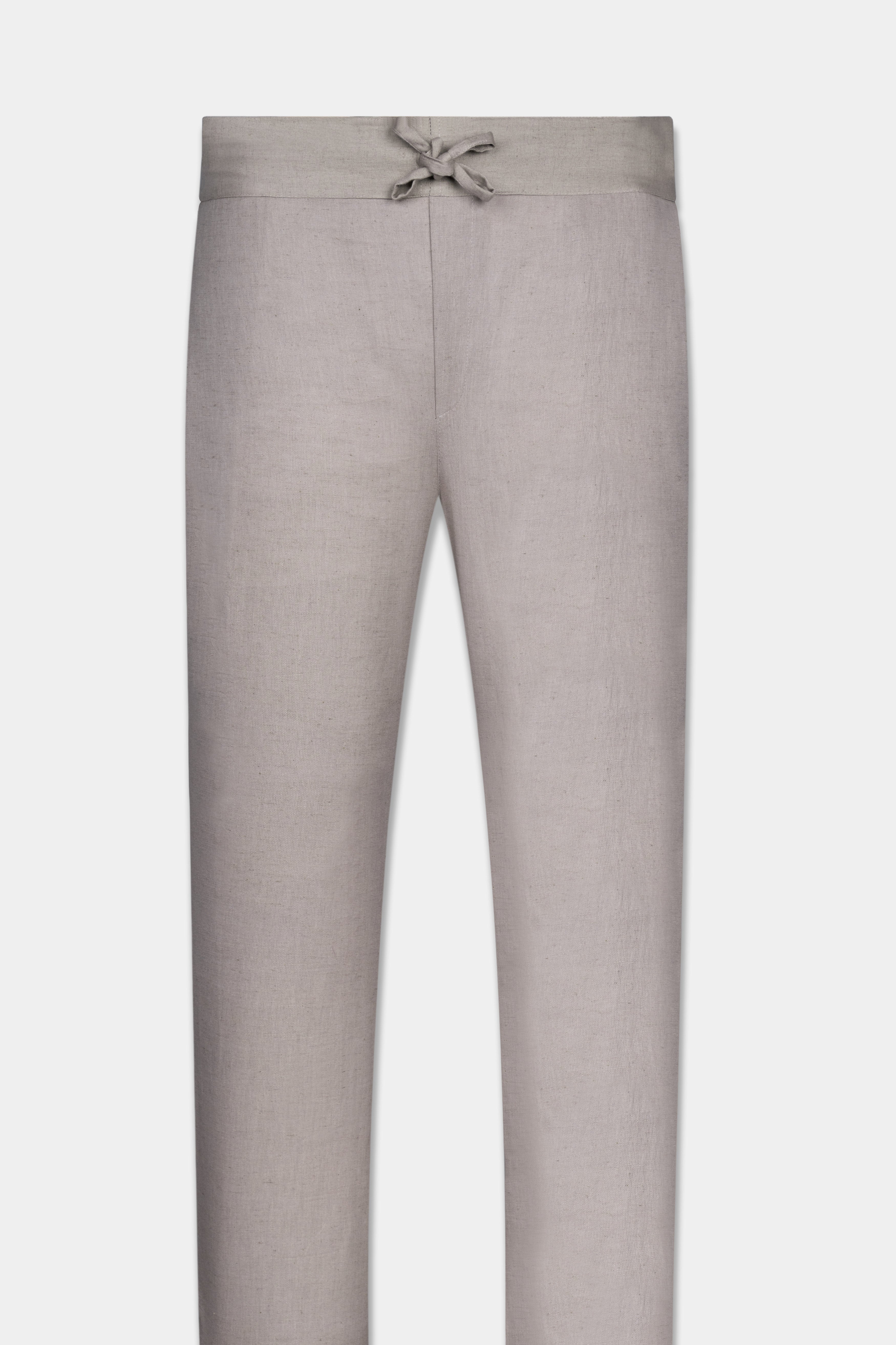 Martini Cream Luxurious Linen Lounge Pant