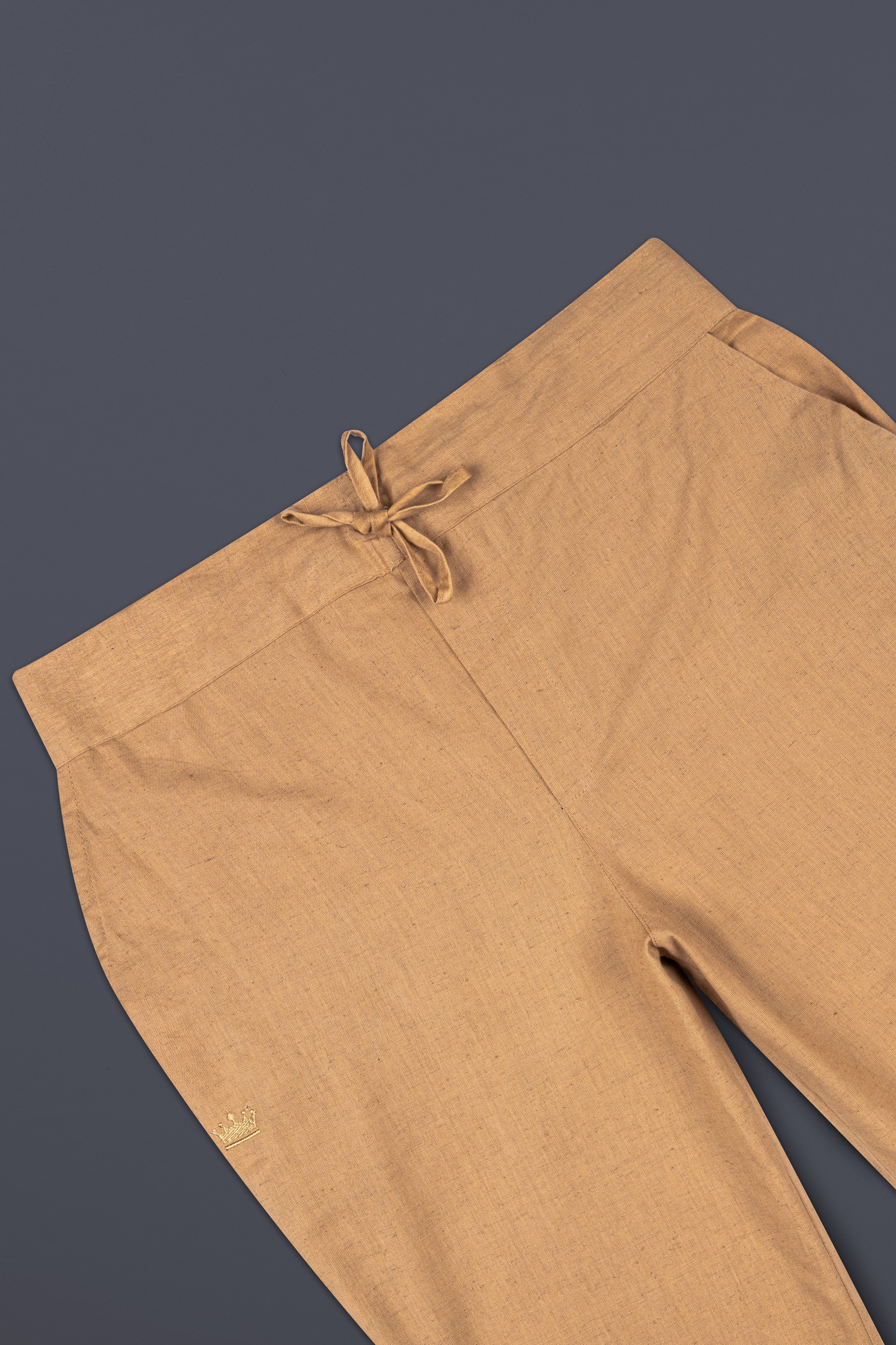 Whiskey Orange Luxurious Linen Lounge Pant