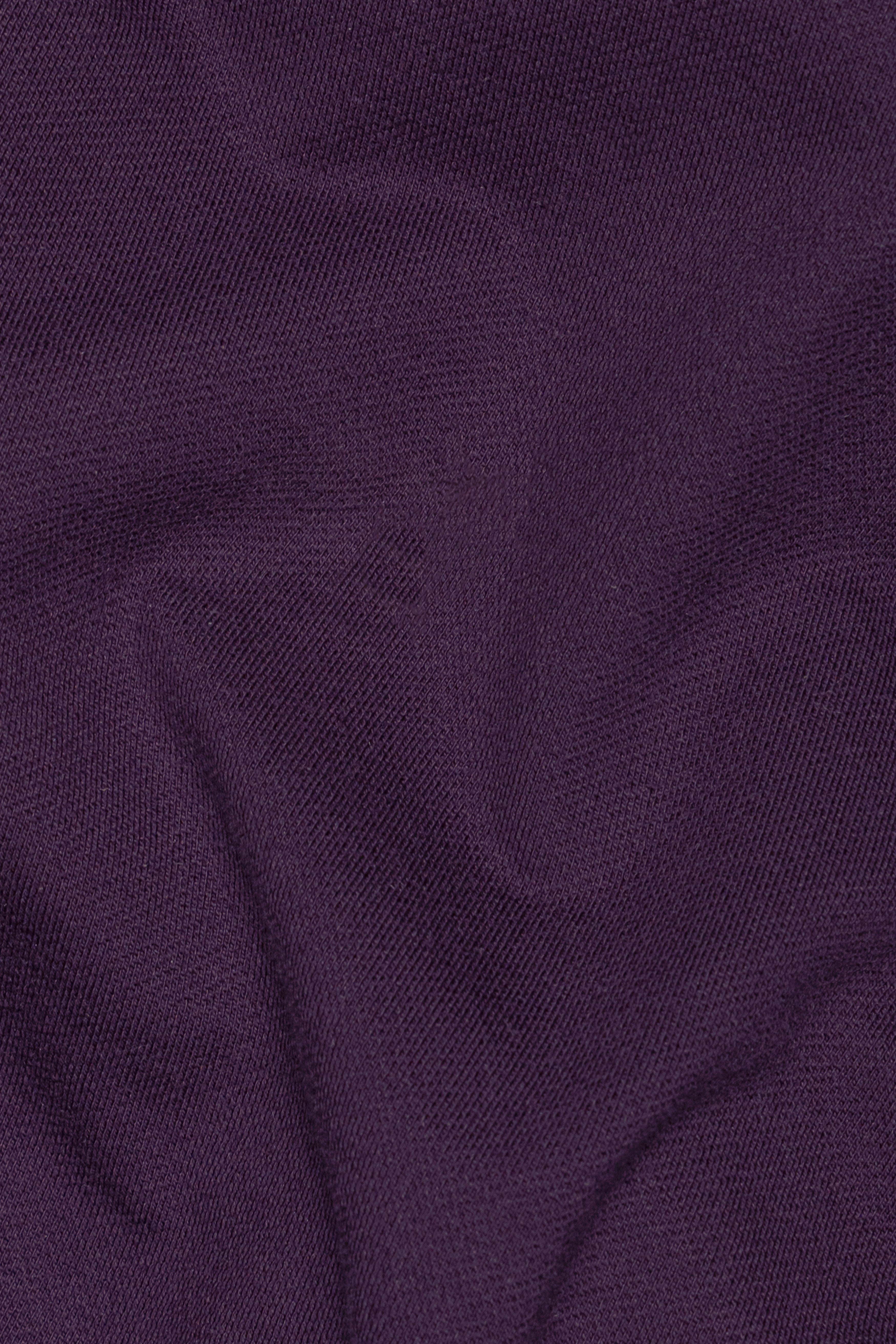 Blackcurrant Premium French Terry Cotton Cargo Joggers