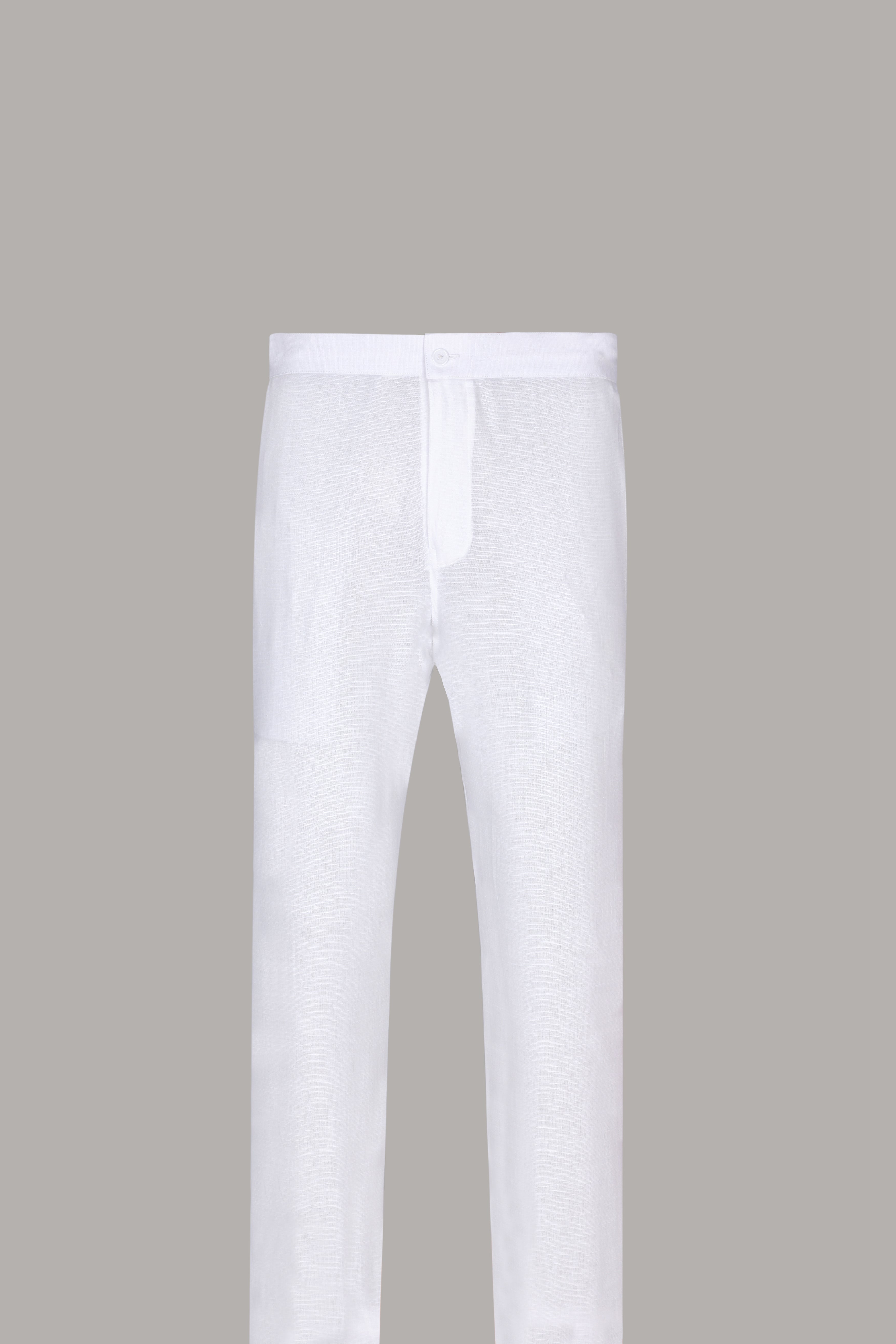 Black and White Premium Linen Lounge Pants