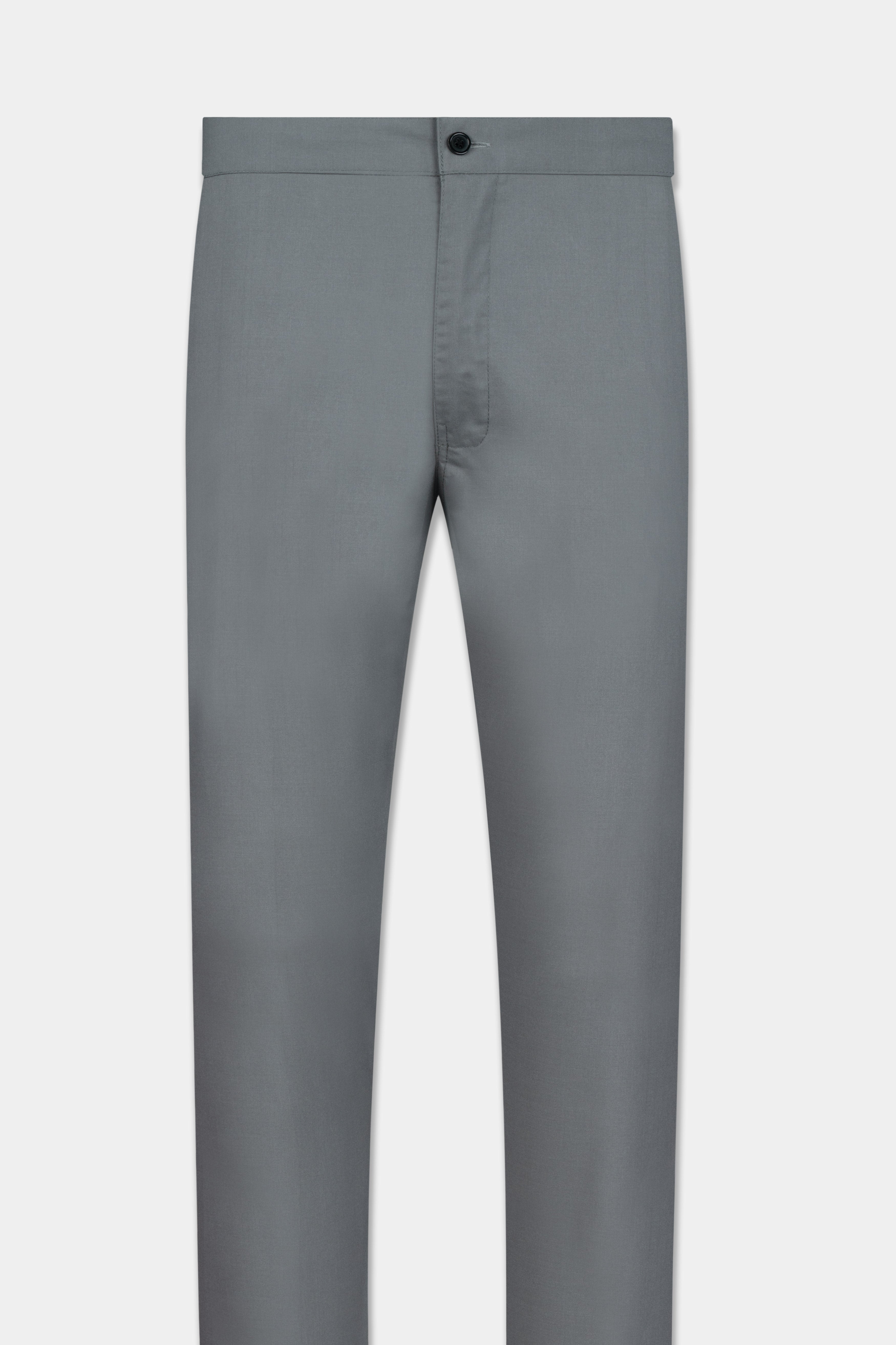 Fuscous Gray Twill Cotton Lounge Pant