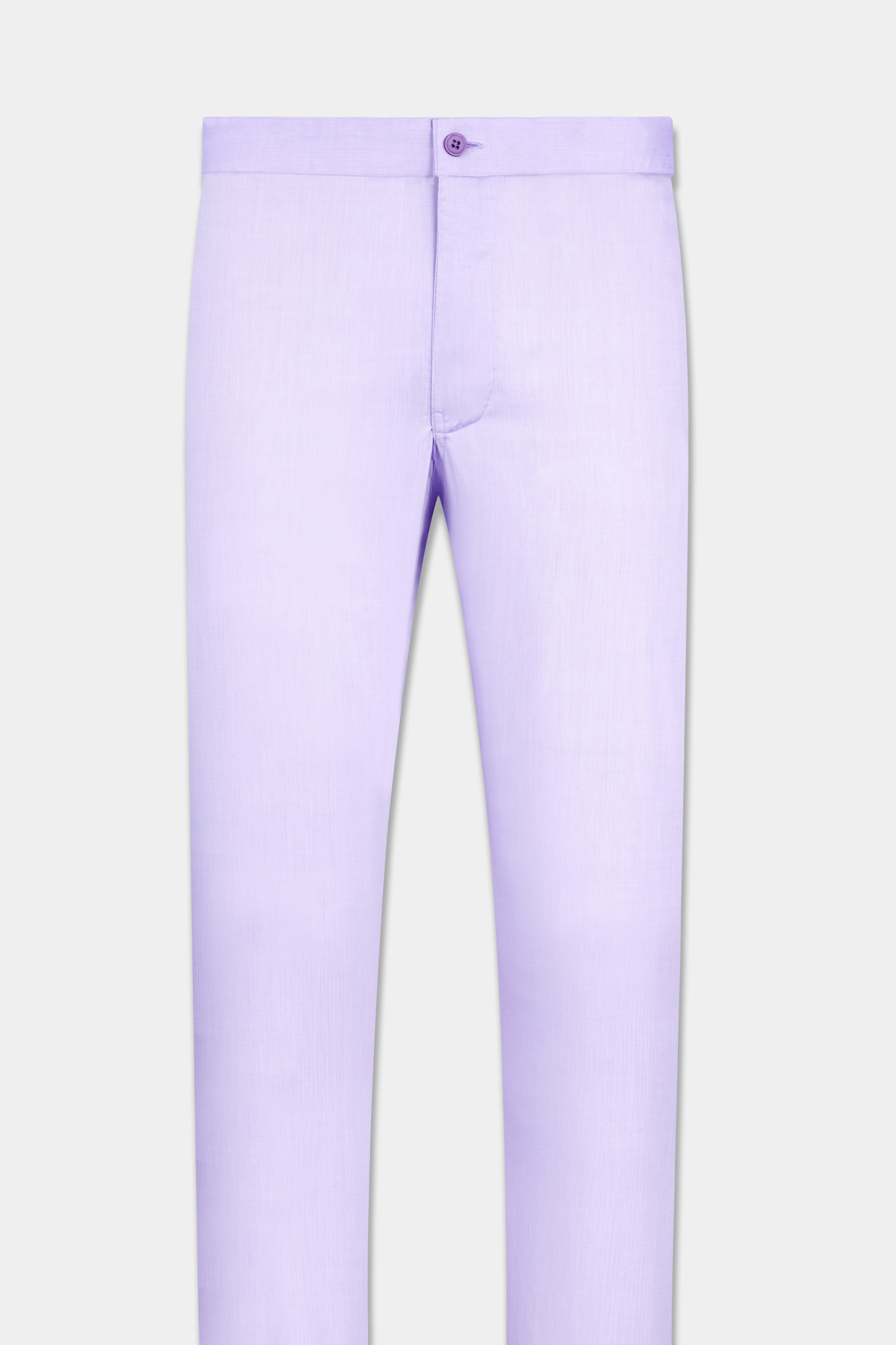 Mercury Purple Herringbone Textured Premium Cotton Lounge Pant