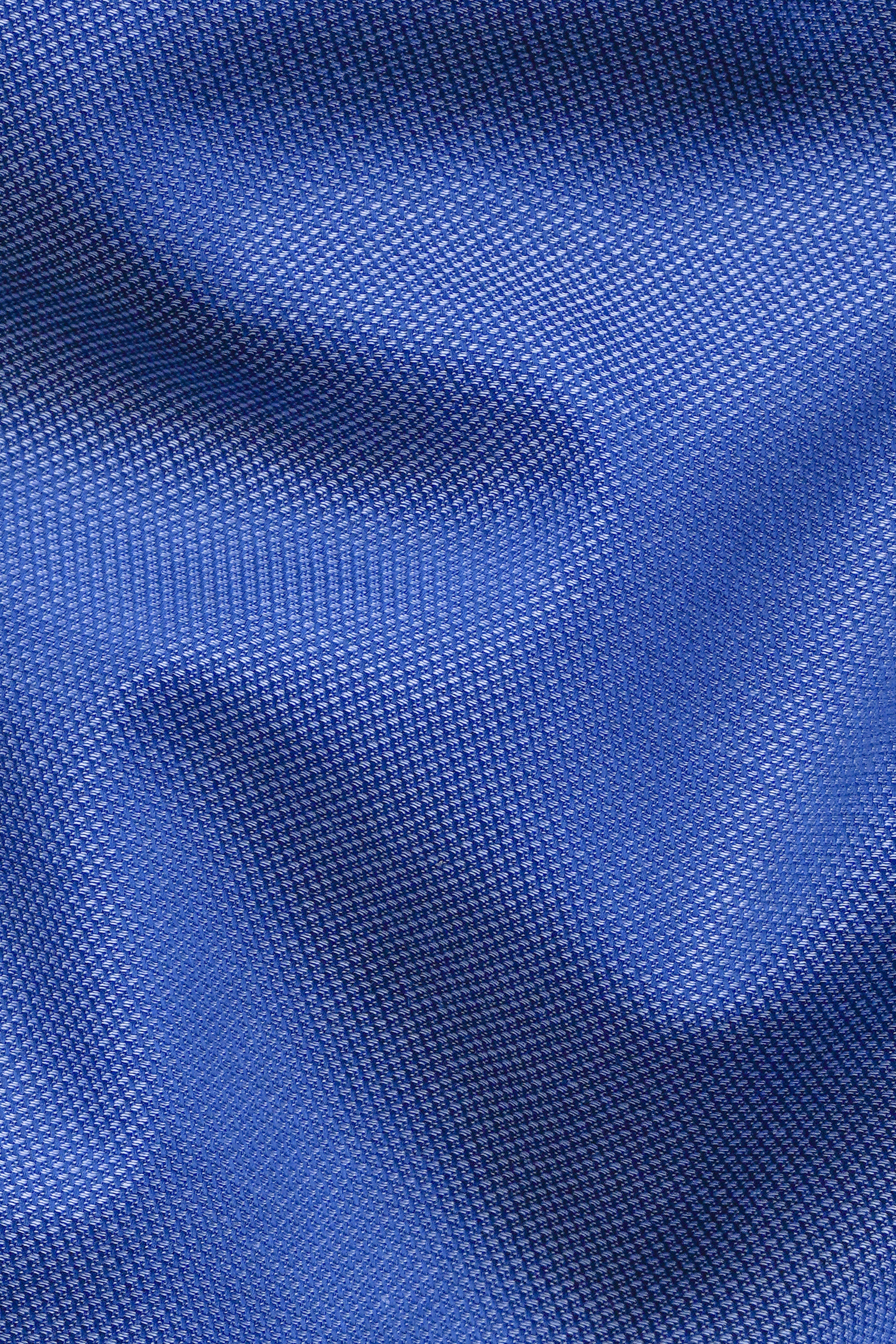 Cerulean Blue Dobby Textured Premium Cotton Lounge Pant