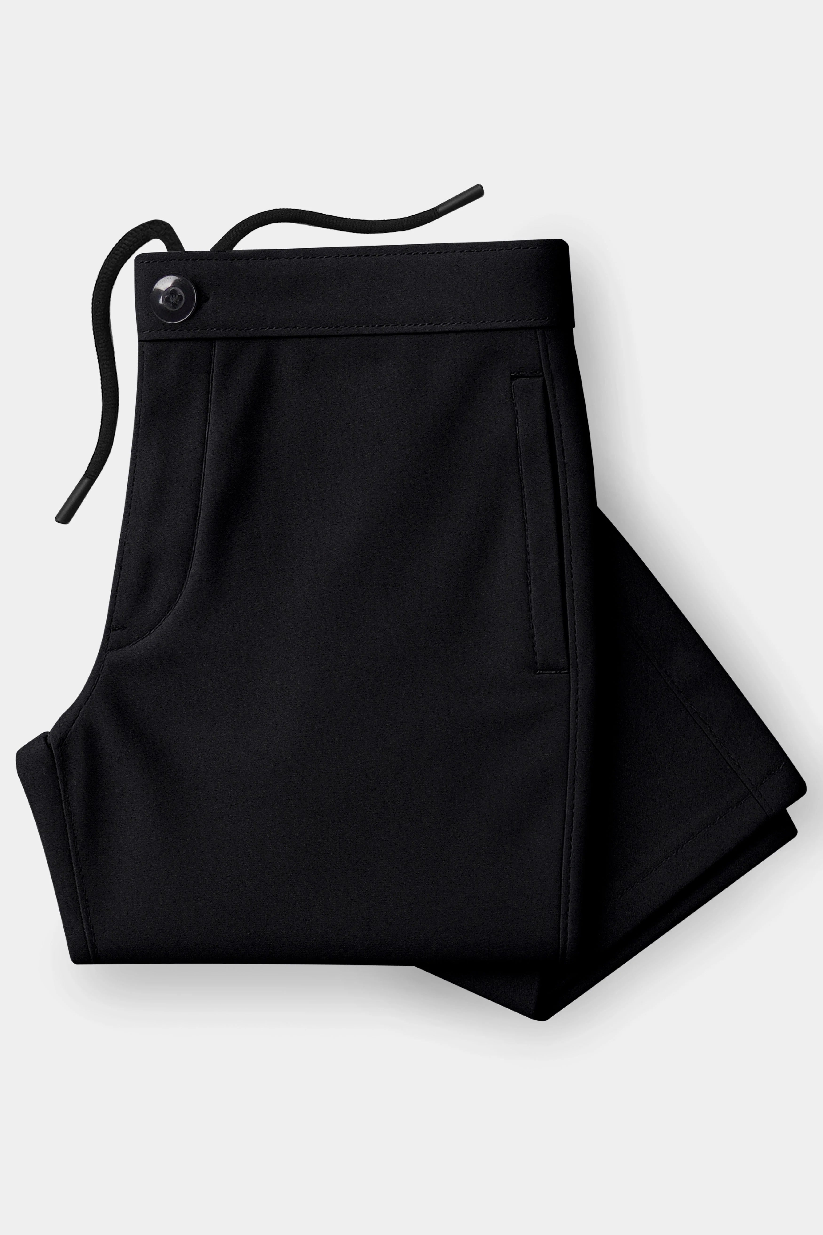 Noirelle-Jade Black Super Soft Premium Cotton Lounge Pant