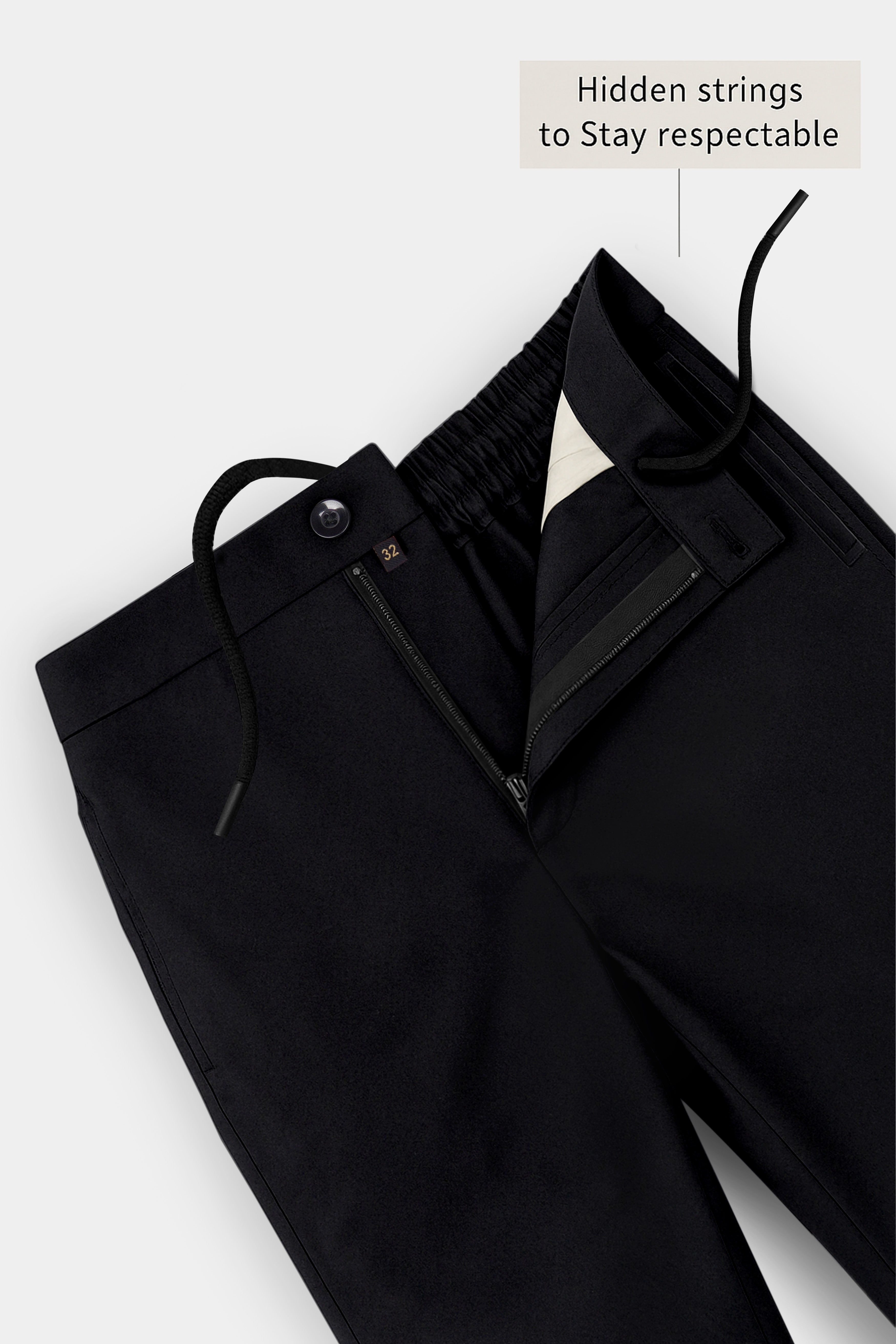 Noirelle-Jade Black Super Soft Premium Cotton Lounge Pant