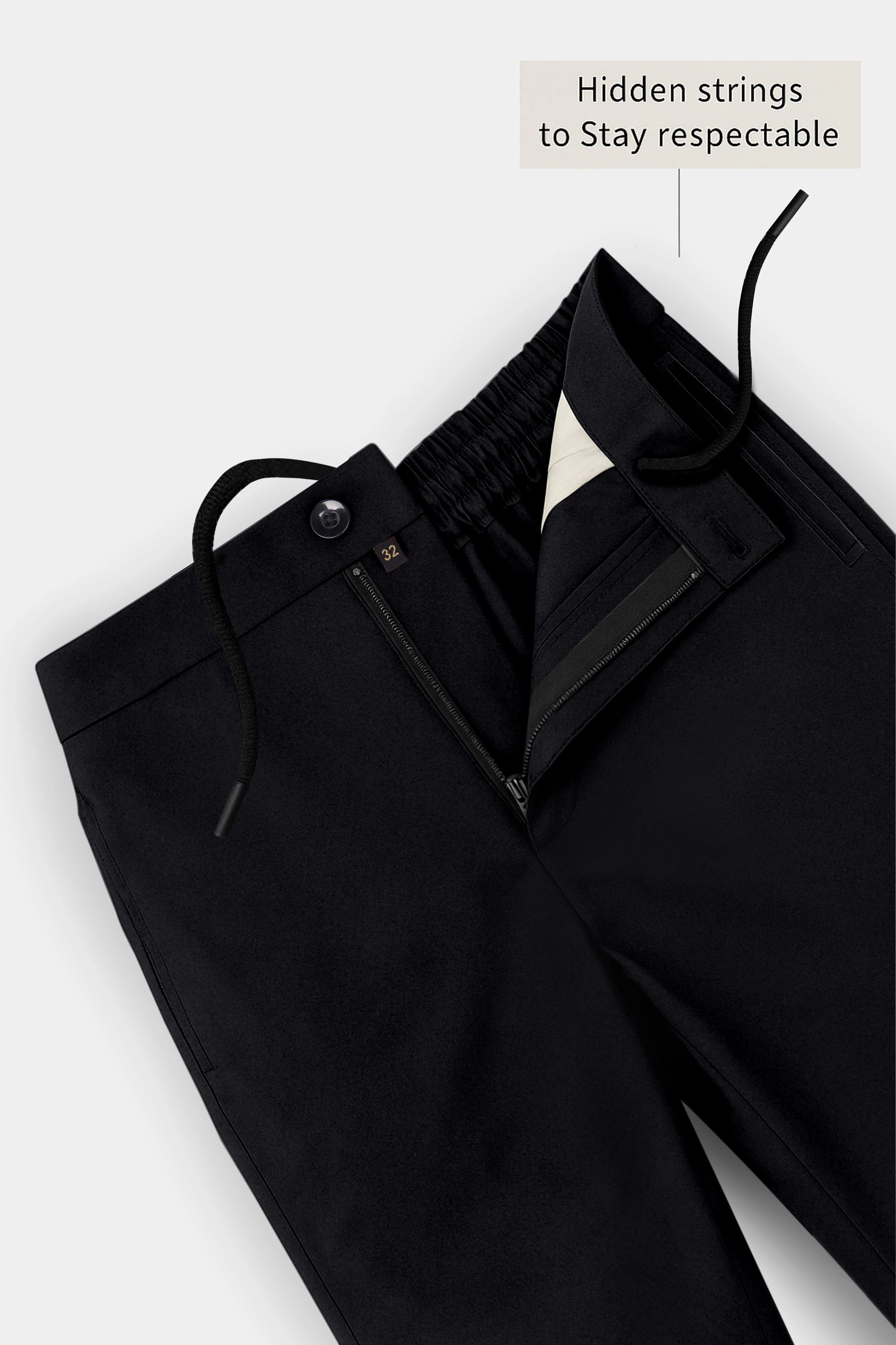 Noirelle-Jade Black Super Soft Premium Cotton Lounge Pant