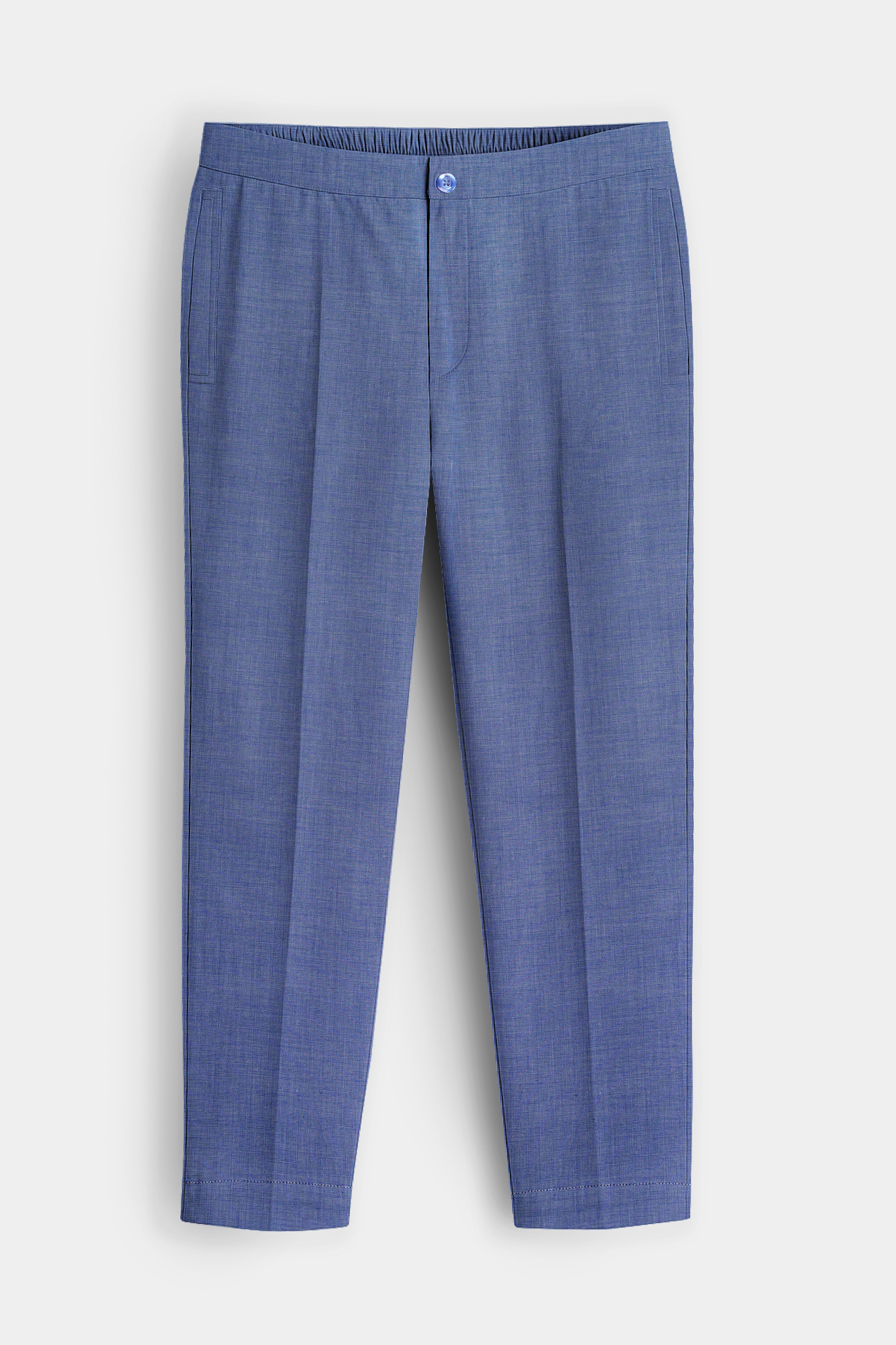 Zenyra-Faded Blue Textured Super Soft Chambray Premium Cotton Lounge Pant