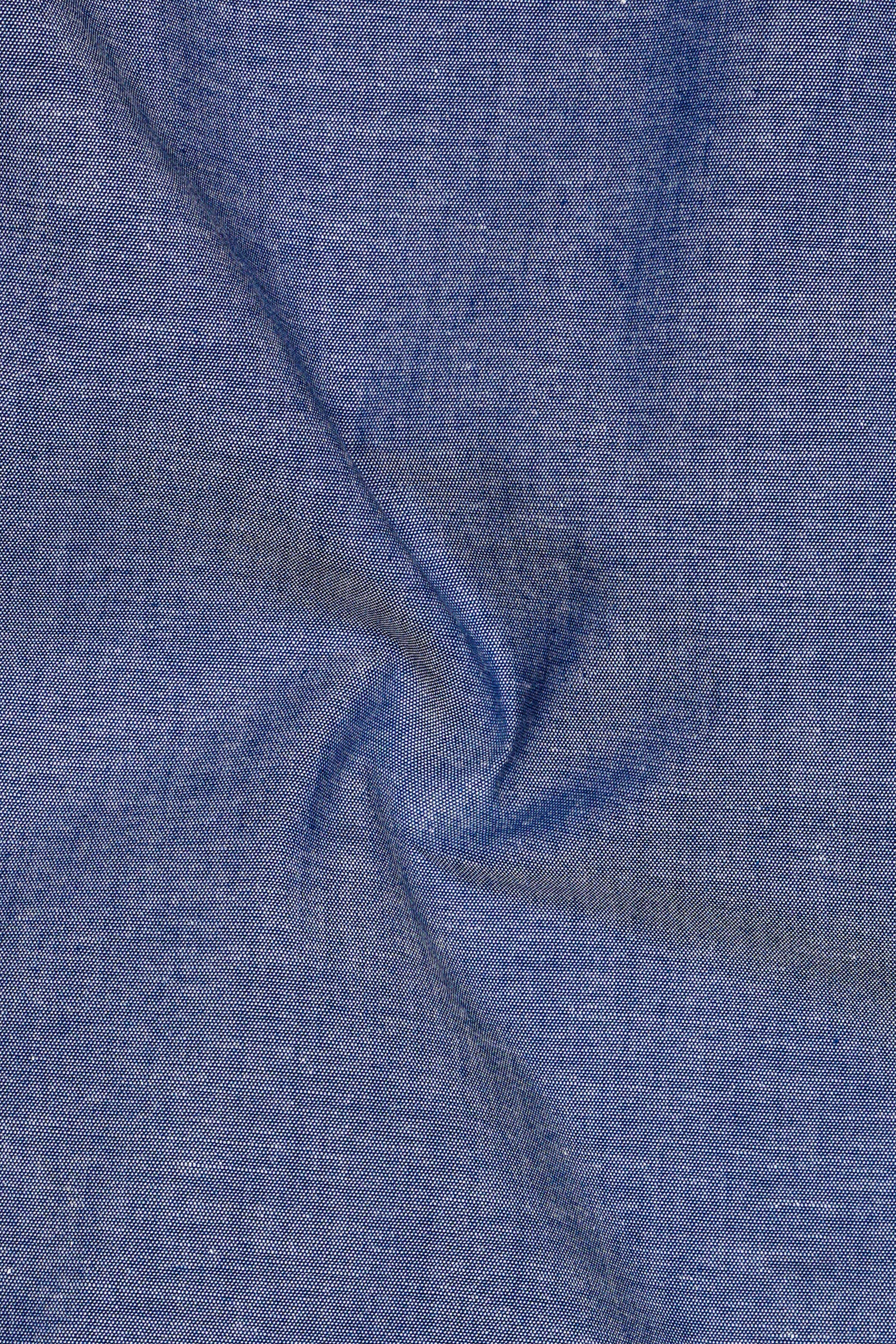 Zenyra-Waikawa Blue Super Soft Chambray Premium Cotton Lounge Pant