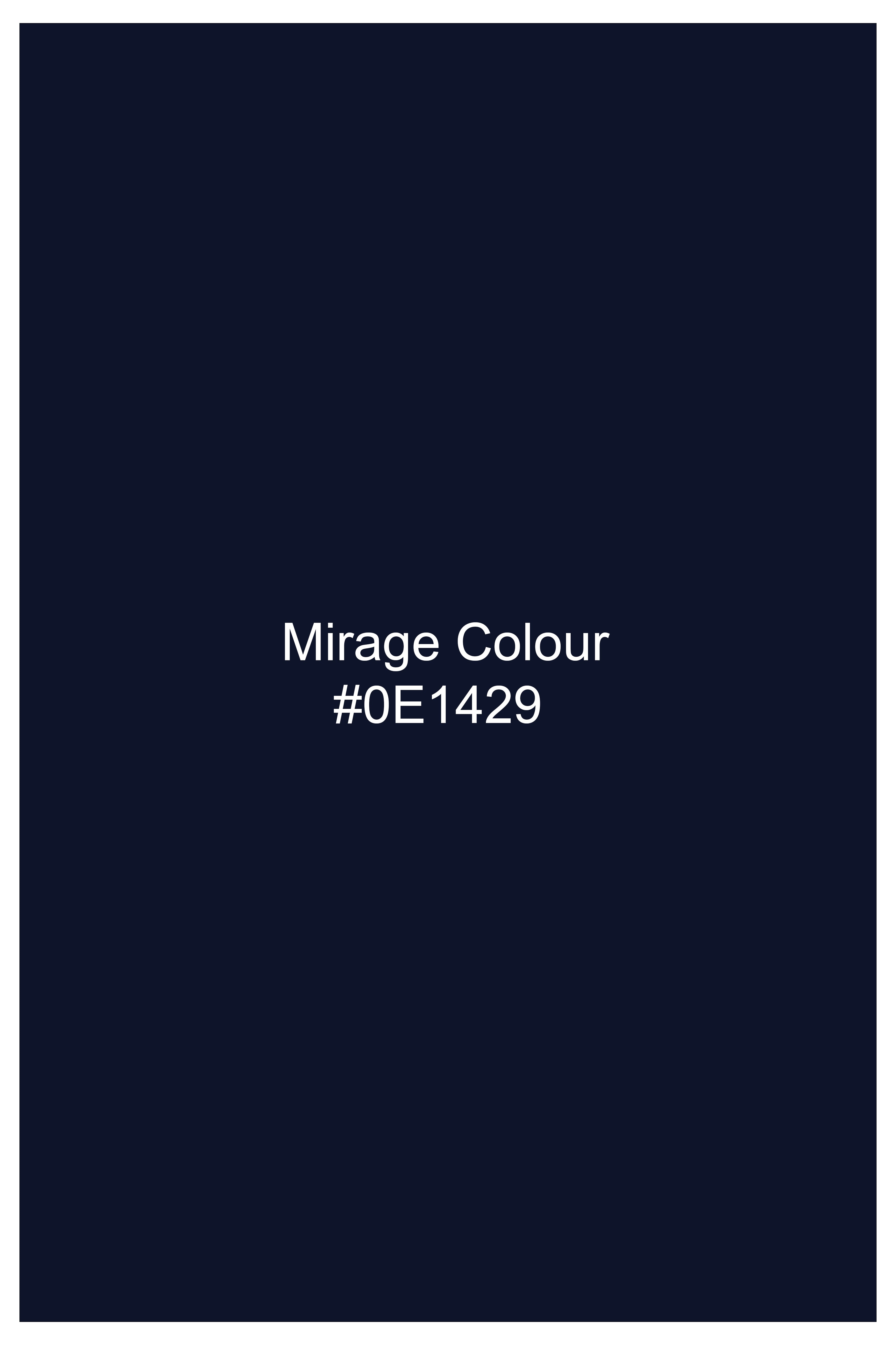Serova-Mirage Blue Oxford Super Soft Premium Cotton Lounge Pant