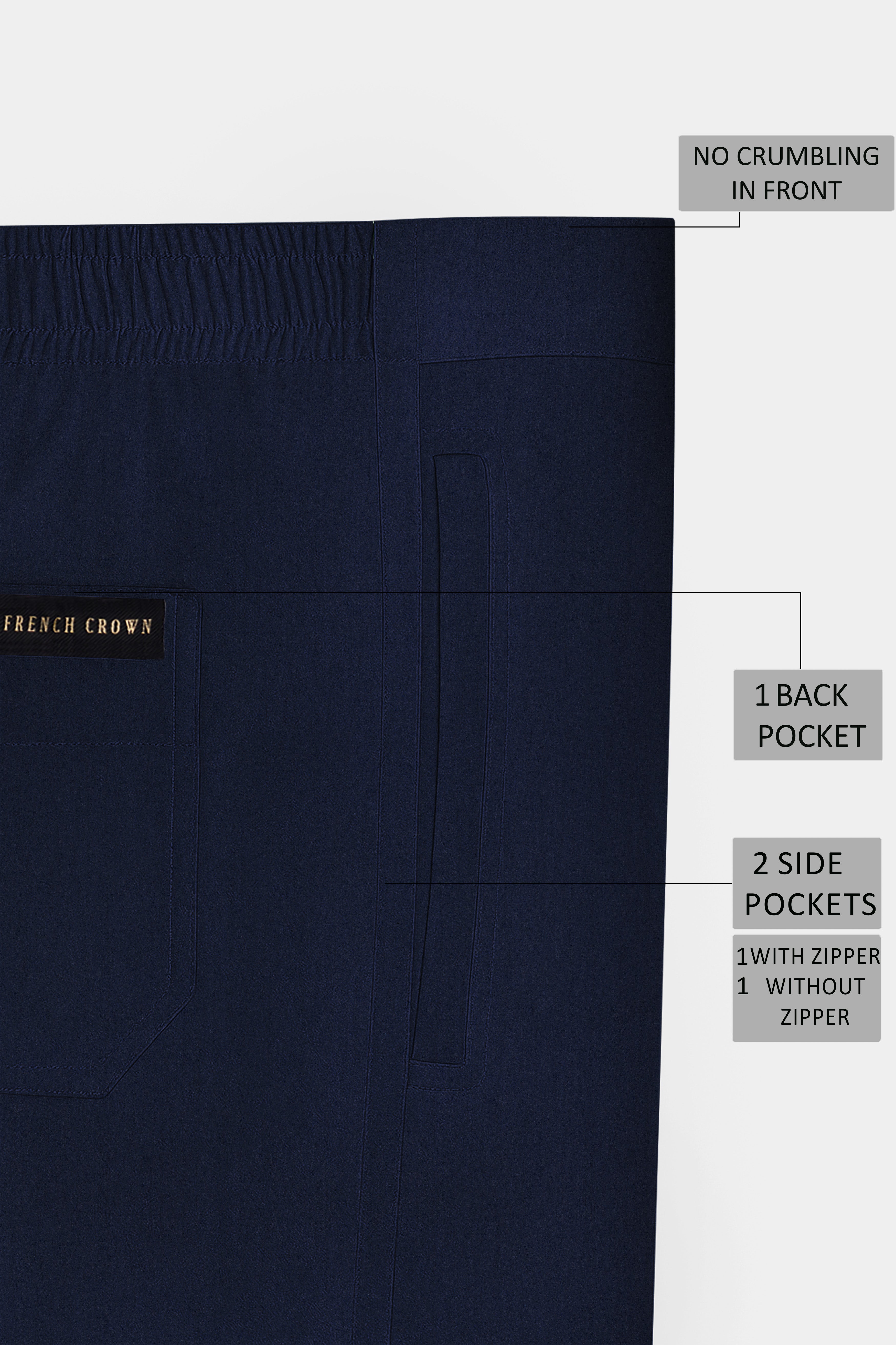 Irivor-Vulcan Blue Super Soft Premium Cotton Lounge Pant